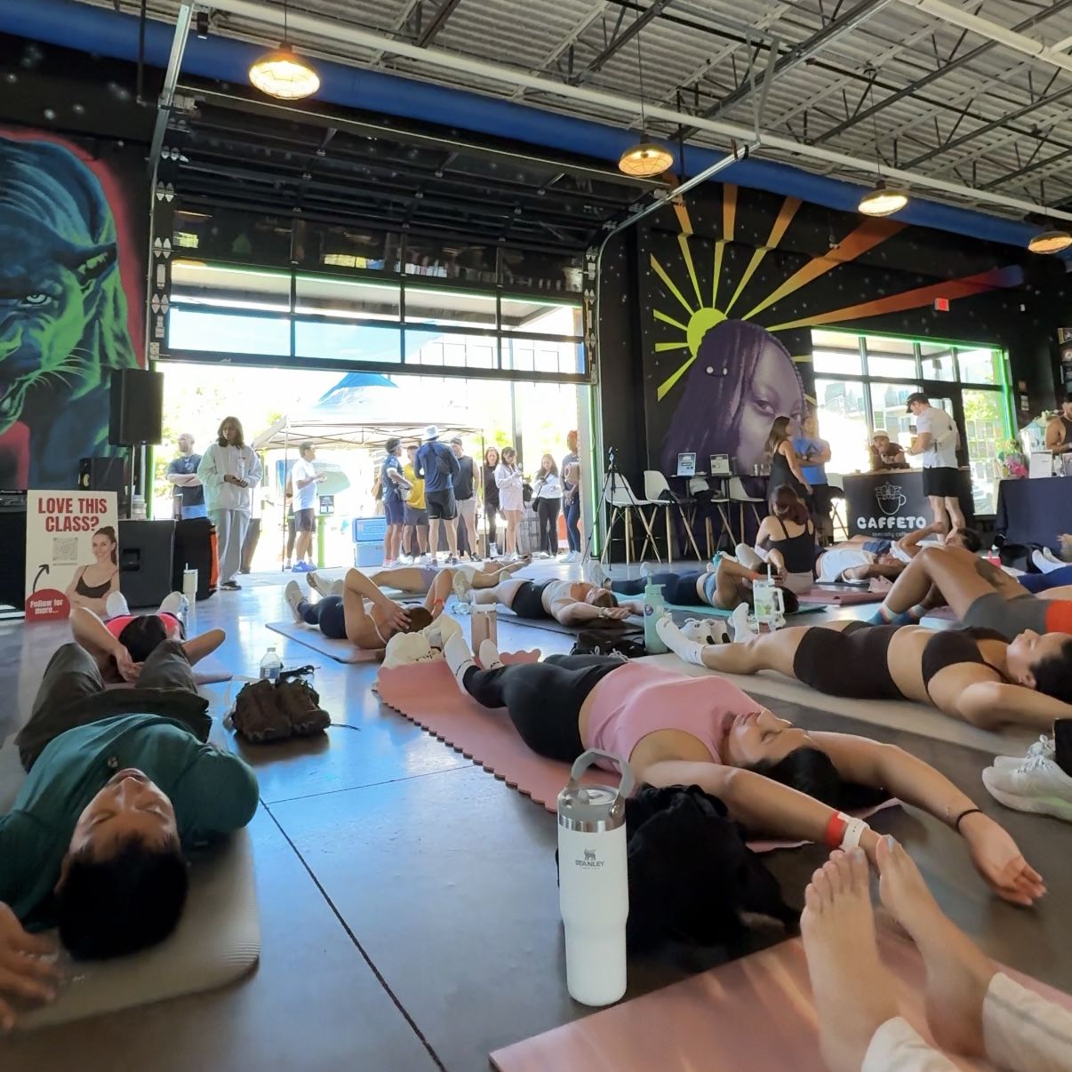 Bilingual workout class