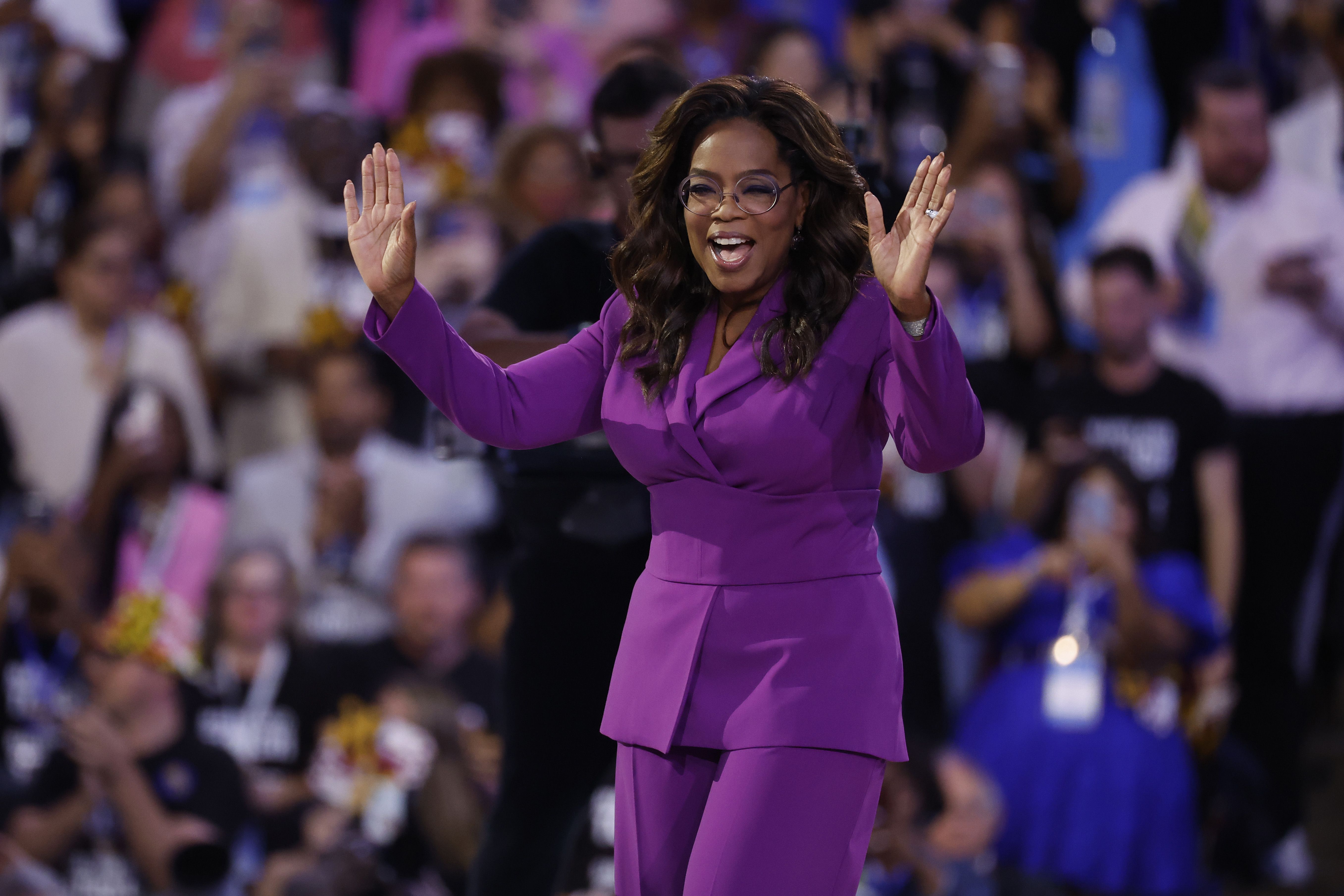 Oprah arrives!