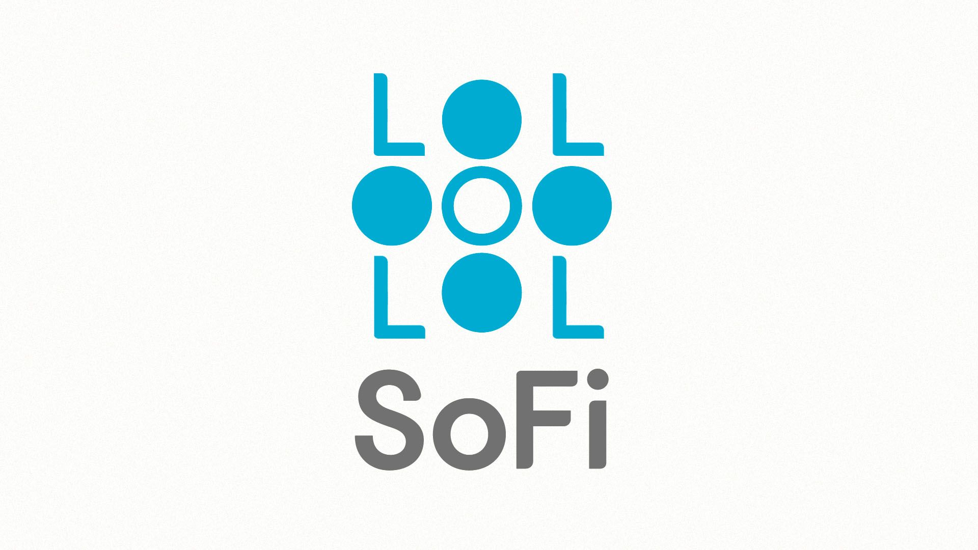 Illustration of the SoFi logo, with o's replaced with l's to read "lol"
