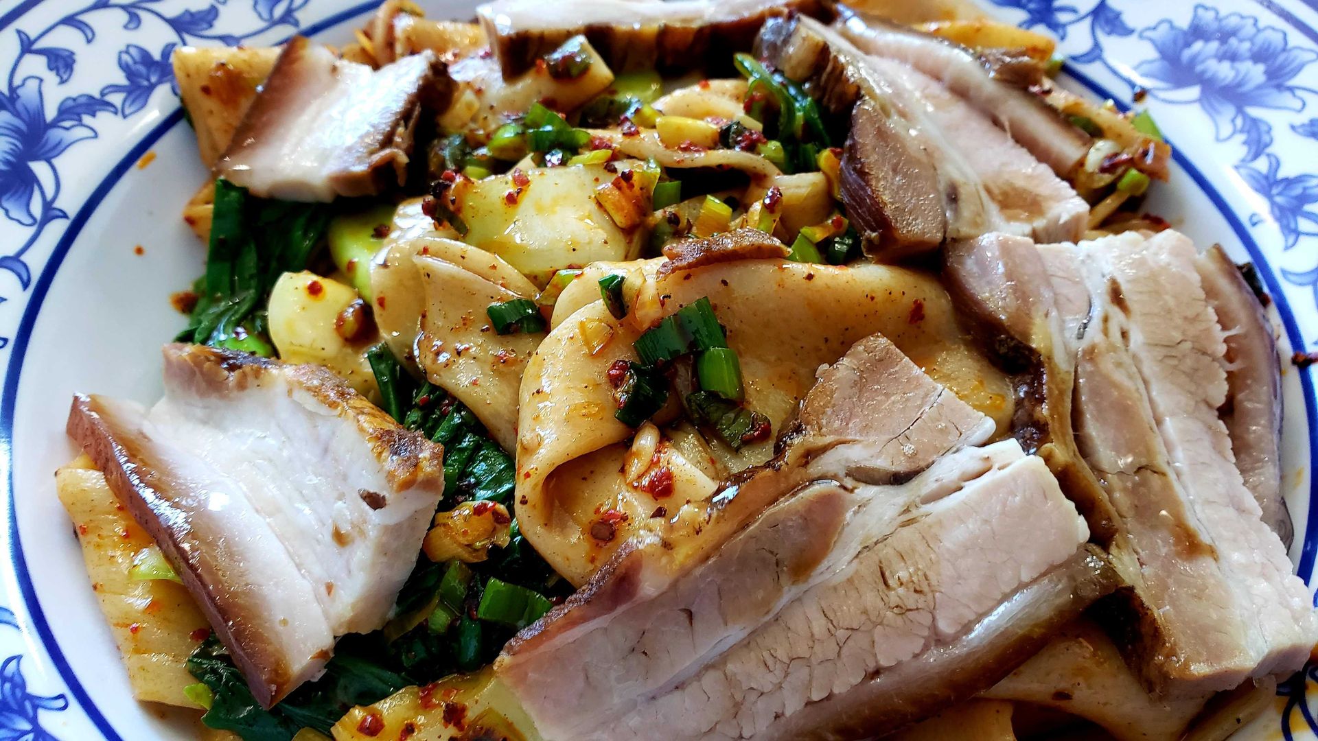 bowl of noodles