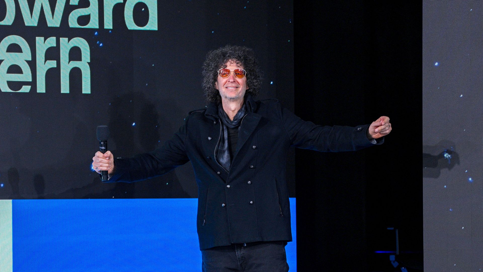 Howard Stern speaks onstage during the SiriusXM Next Generation: Industry & Press Preview at The Tisch Skylights at The Shed on November 08, 2023 in New York City.