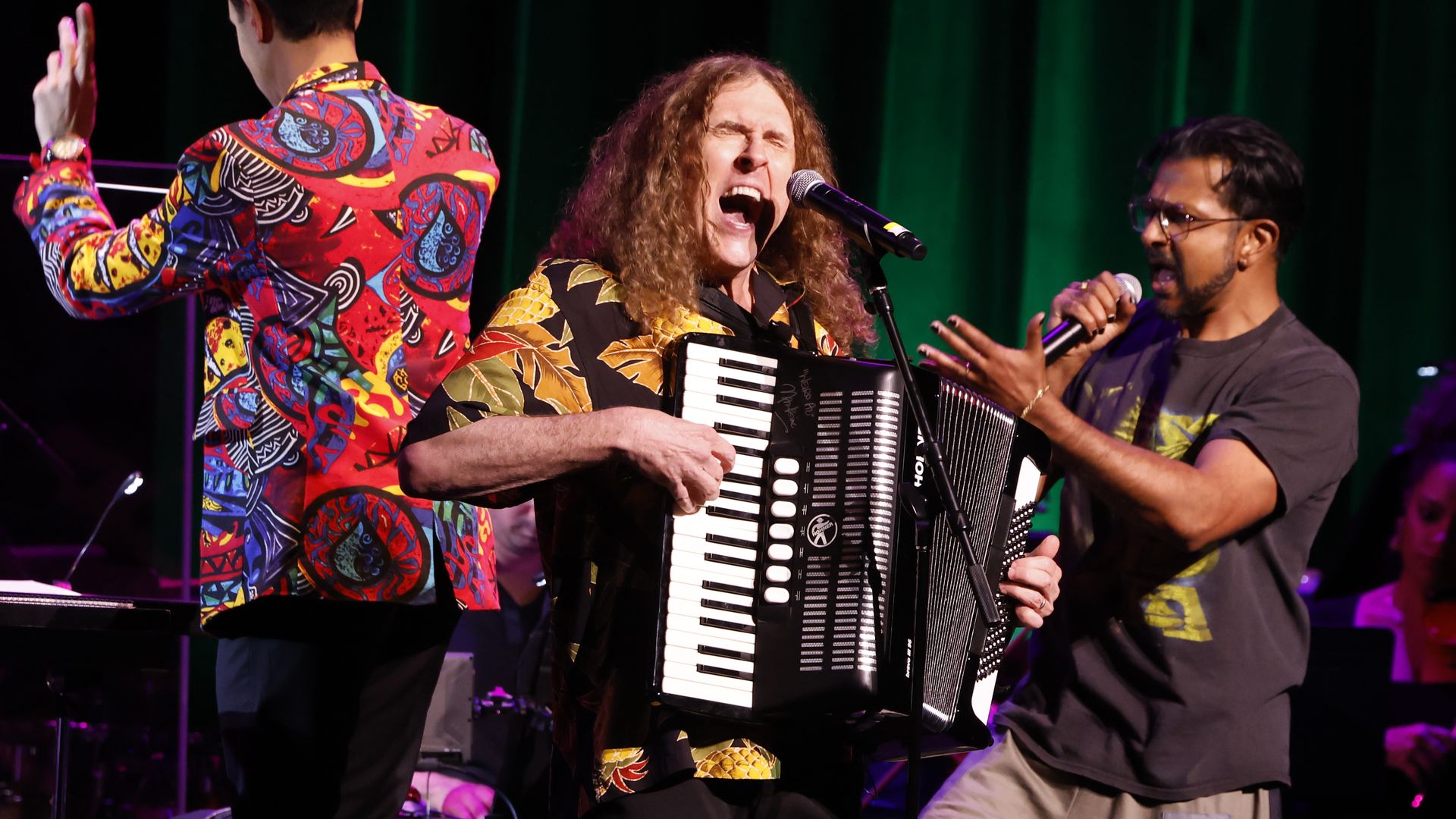Weird Al on his accordian