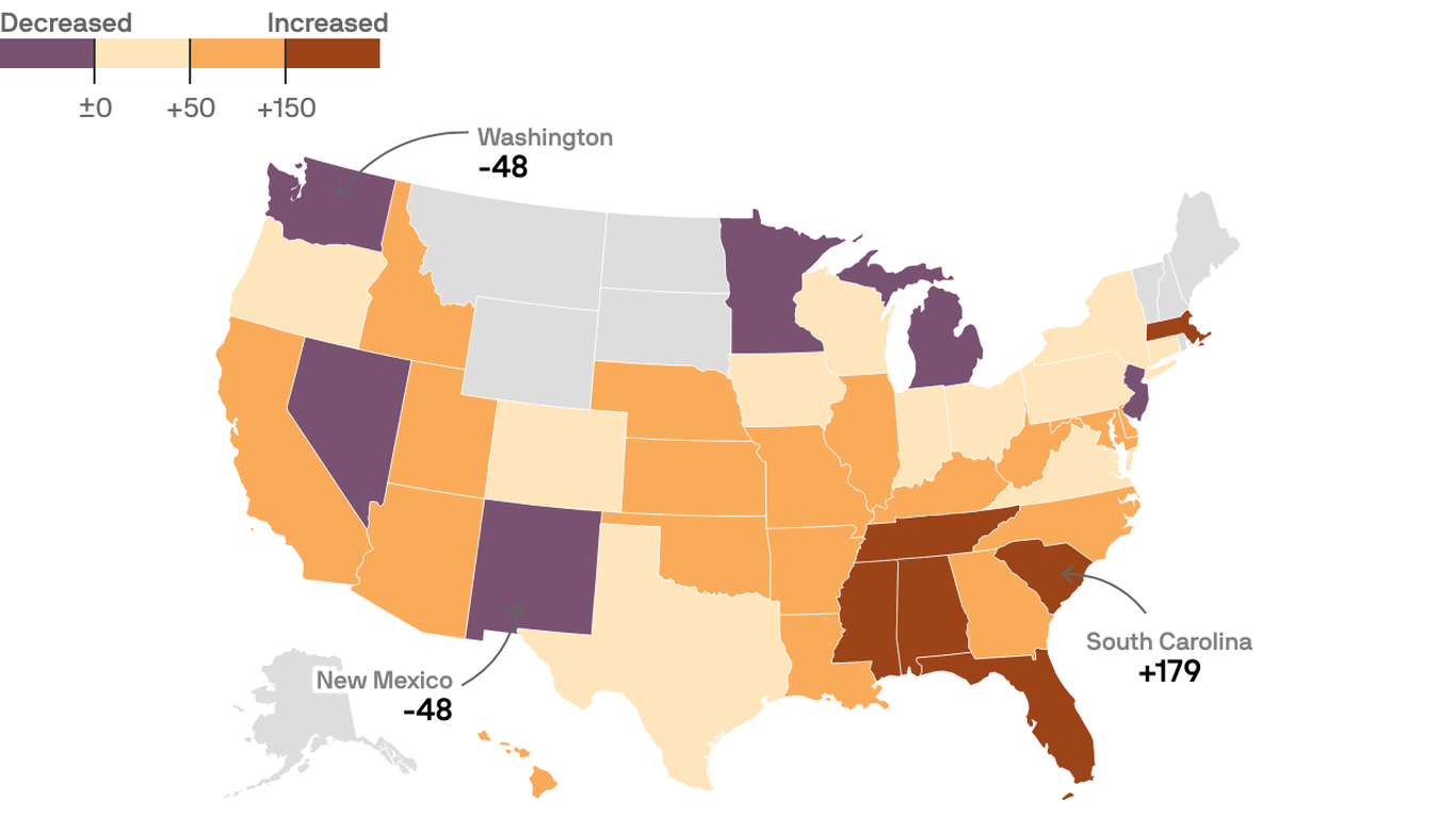 Arkansas inmate death rates compared to other US states - Axios NW Arkansas