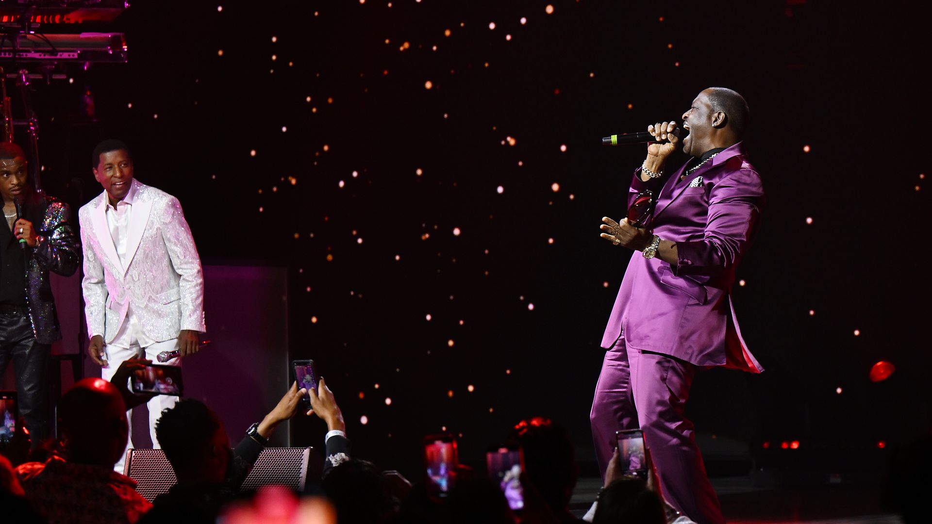 Babyface and Johnny Gill perform at the Pearl Concert Theater at Palms Casino Resort,