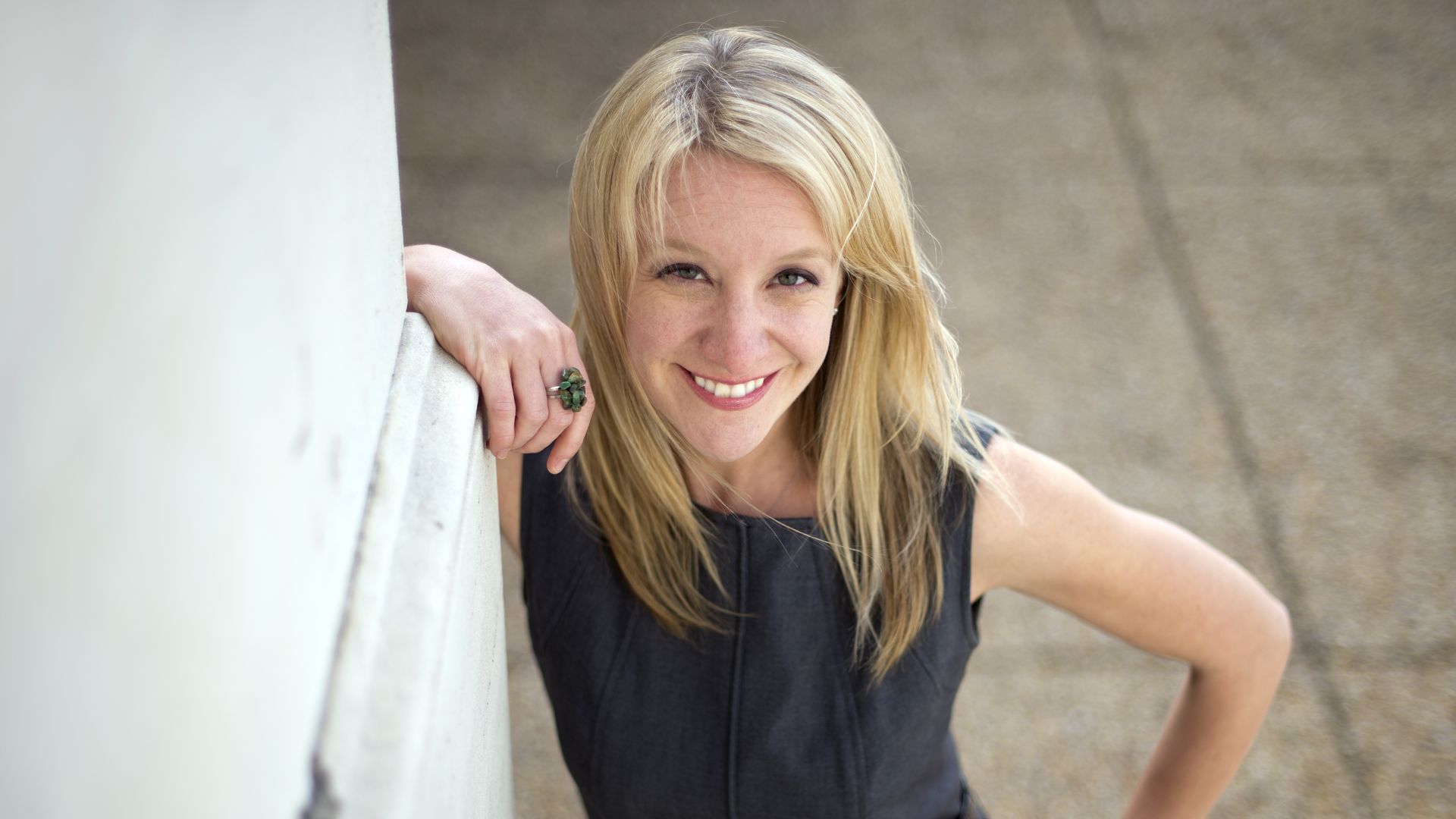 Lucinda Guinn, then of the Gay and Lesbian Victory Fund, is photographed on the House side of the Capitol. 