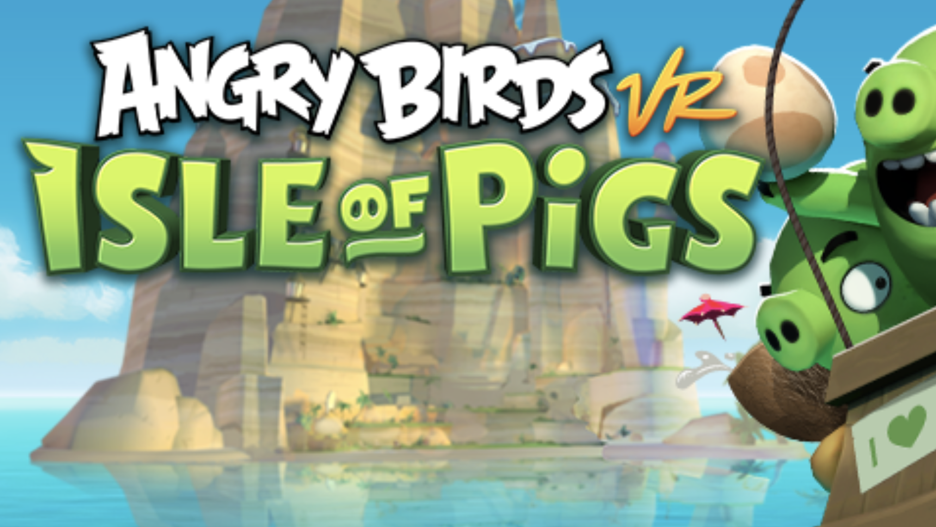 A promo image for Angry Birds in VR