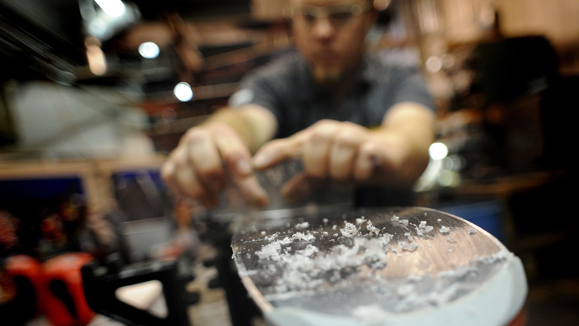 Traditional ski wax is an environmental concern. Photo: RJ Sangosti/ The Denver Post via Getty Images