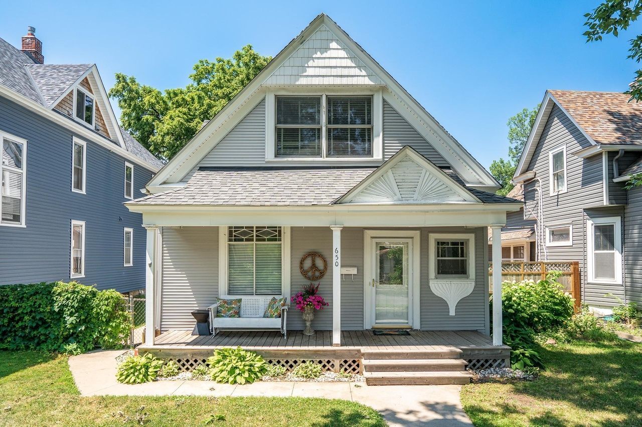 exterior of farmhouse style home