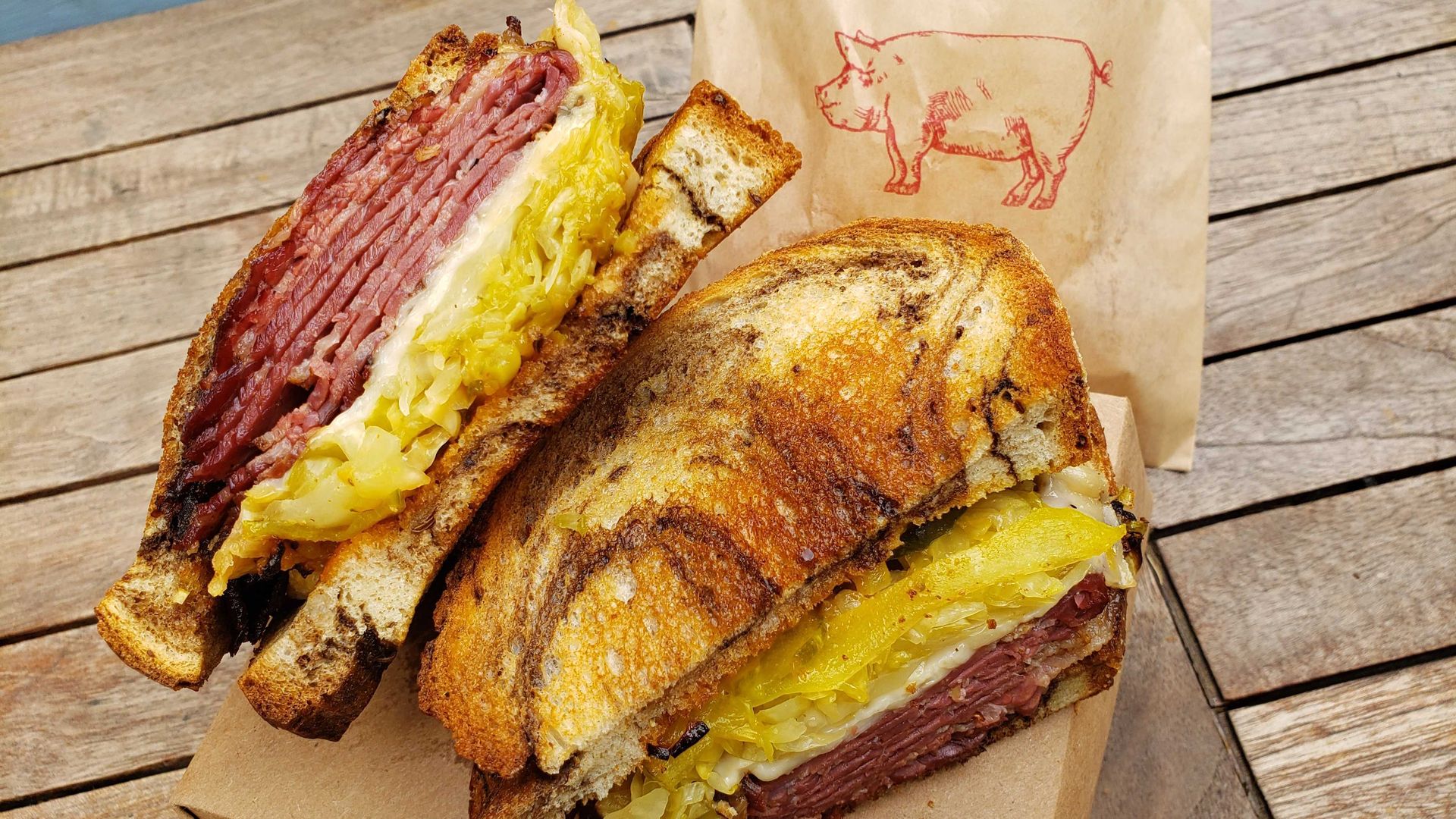 Photo of a sandwich. 