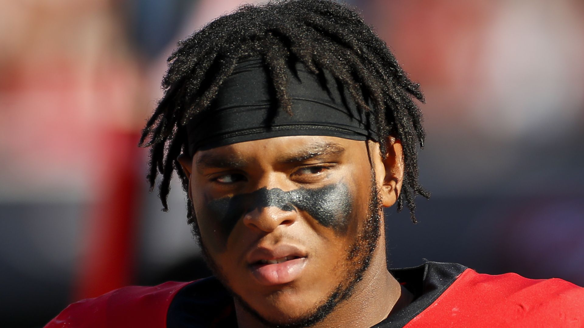 Georgia Bulldogs offensive lineman Devin Willock at Sanford Stadium in Athens, Georgia, in October 2022.