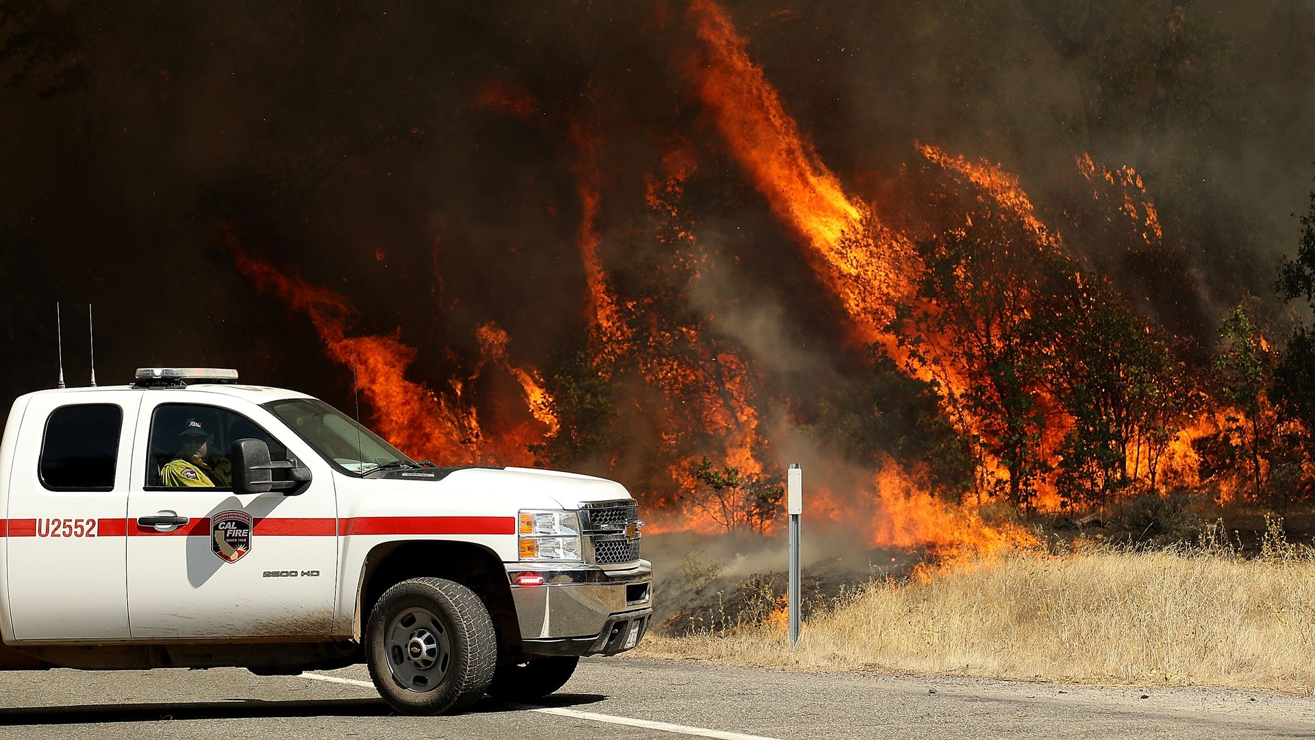 The Carr wildfire