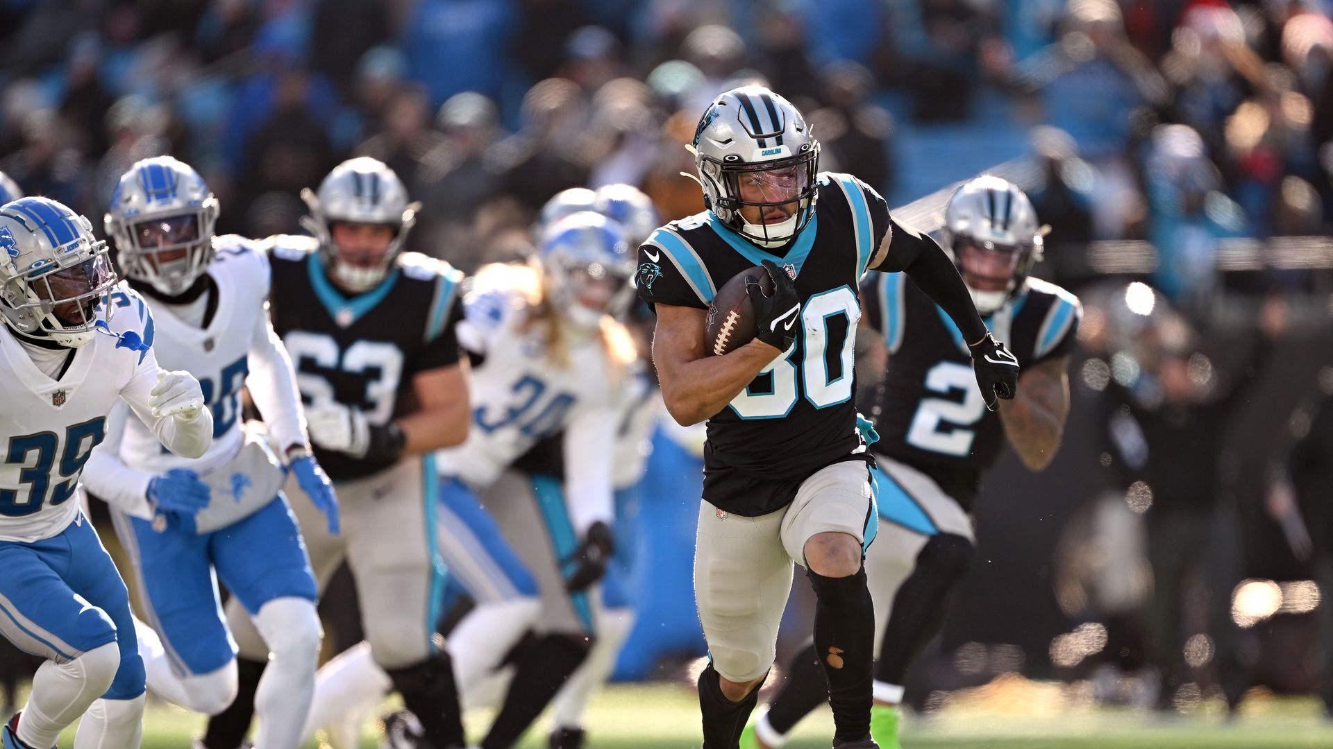 Carolina Panthers vs Detroit Lions at Bank of America Stadium in Charlotte NC