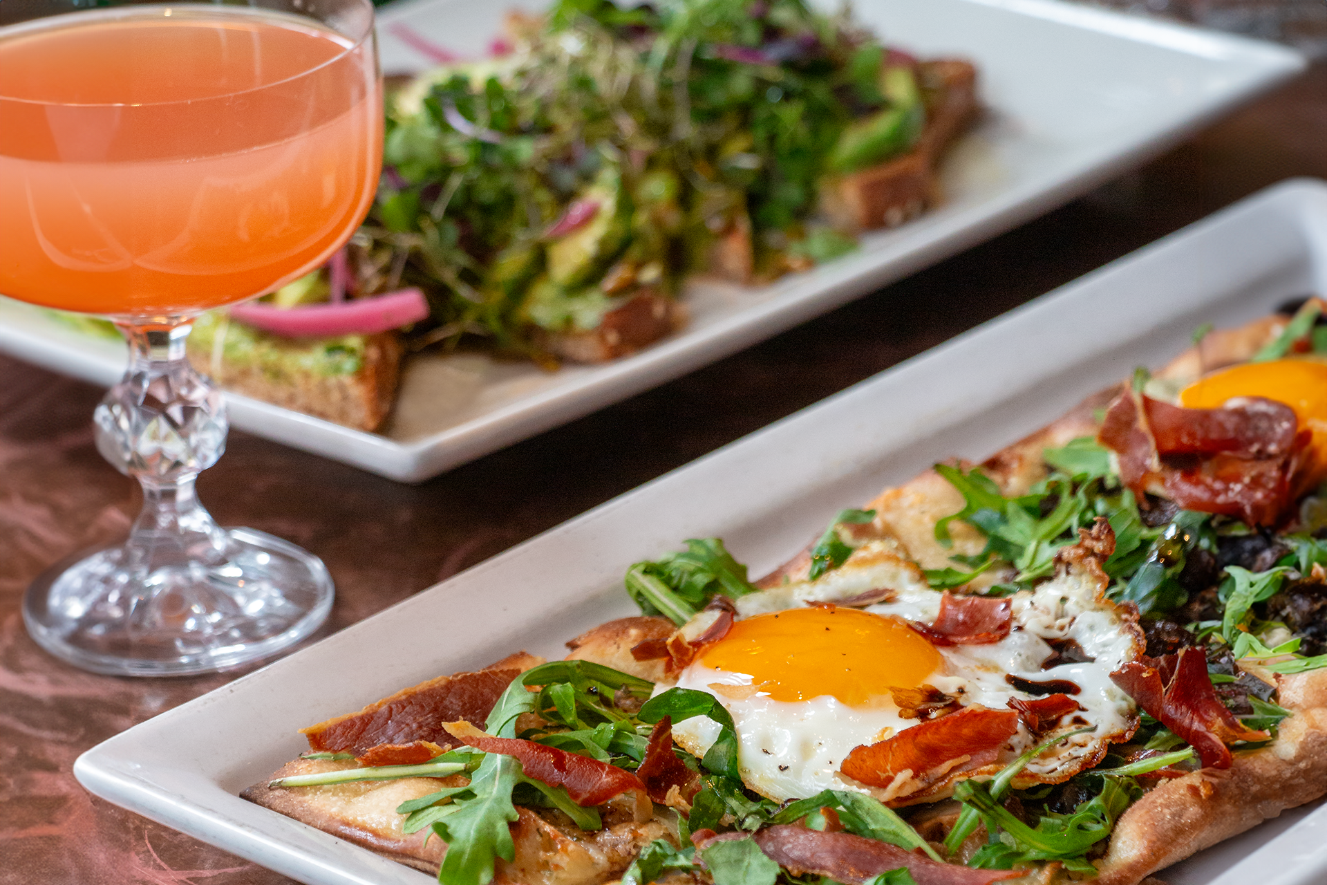 Photo of eggs on a dish on a table