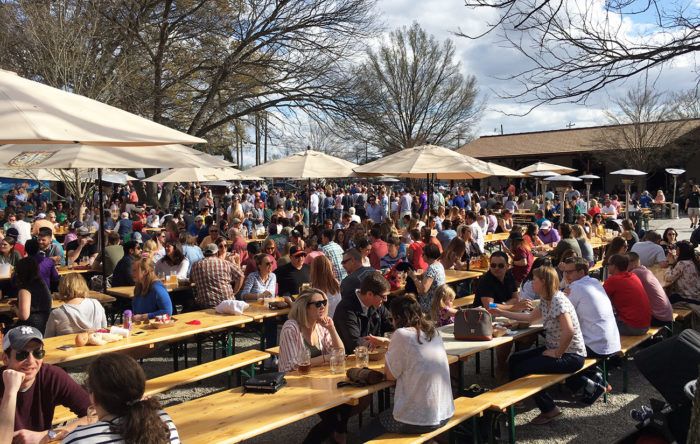 bench-seating-beer-olde-mecklenburg-brewery-omb