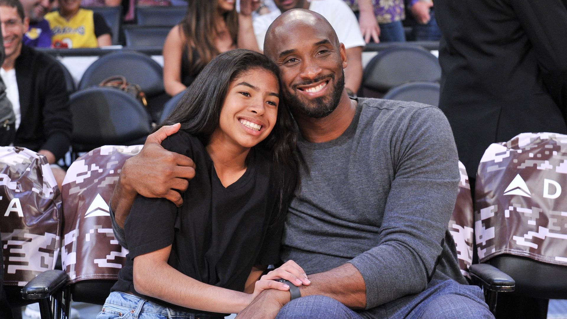 Kobe and his daughter Gianna