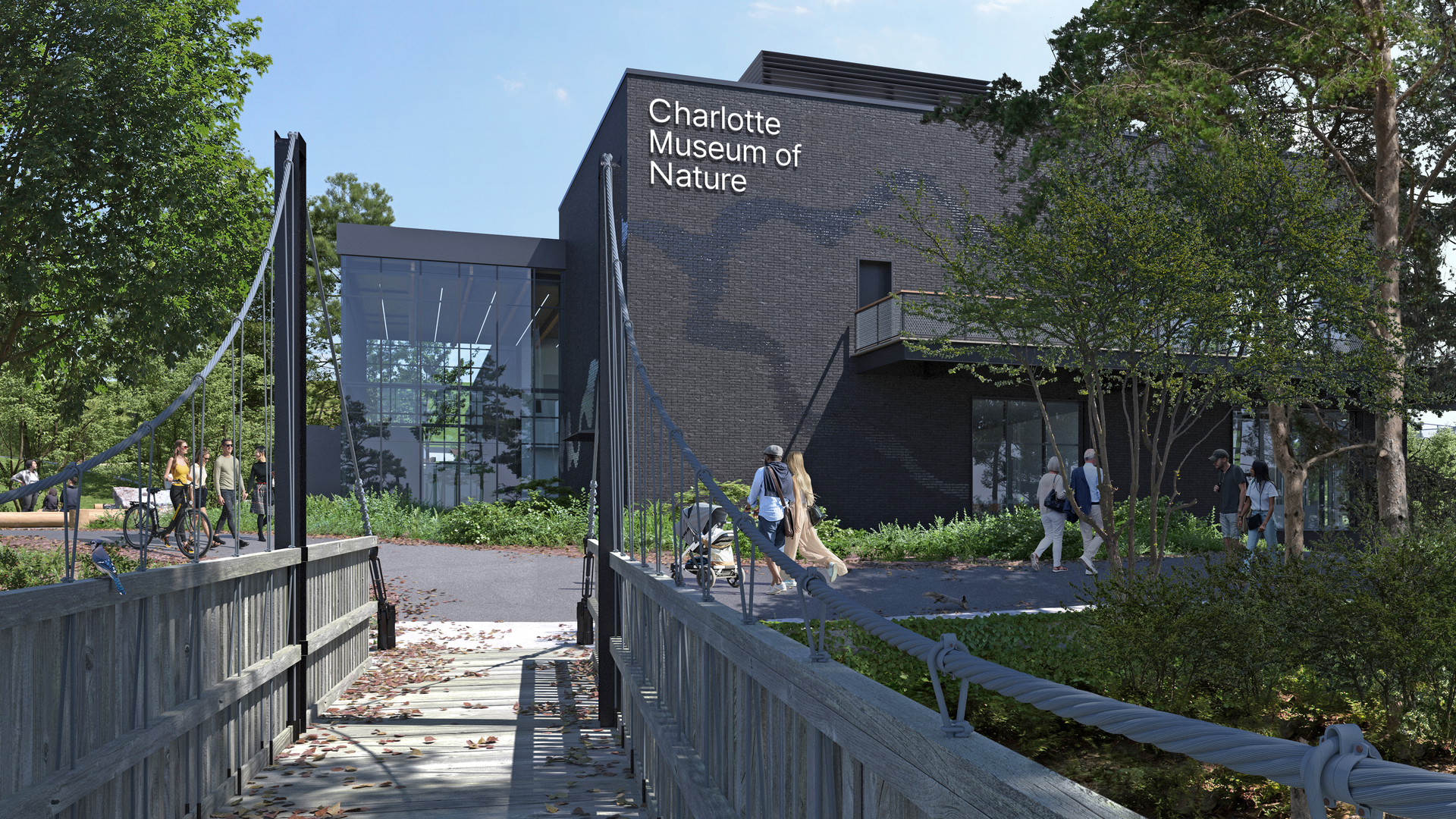 Rendering for Charlotte Museum of Nature. 