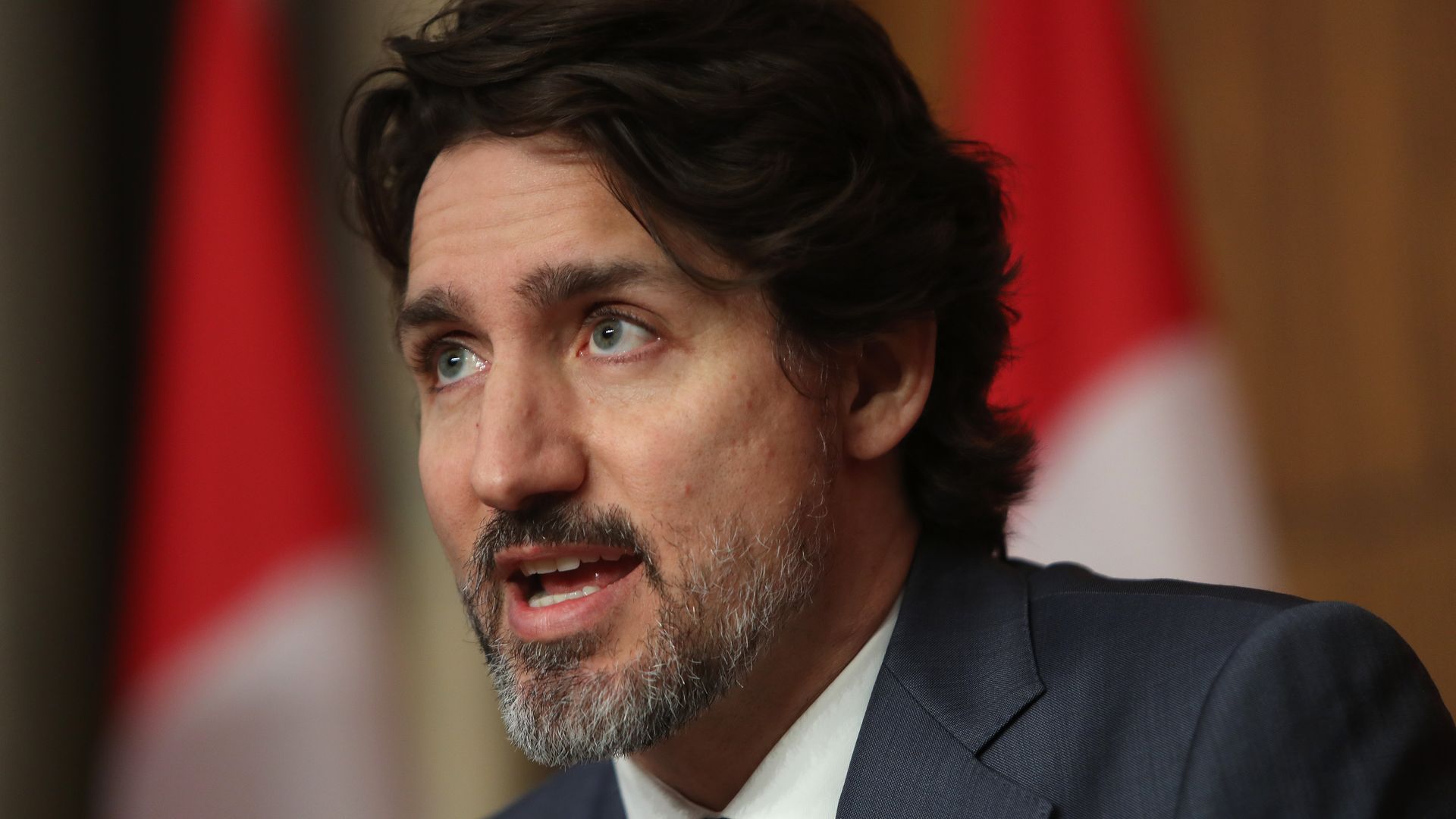 Photo of Justin Trudeau speaking