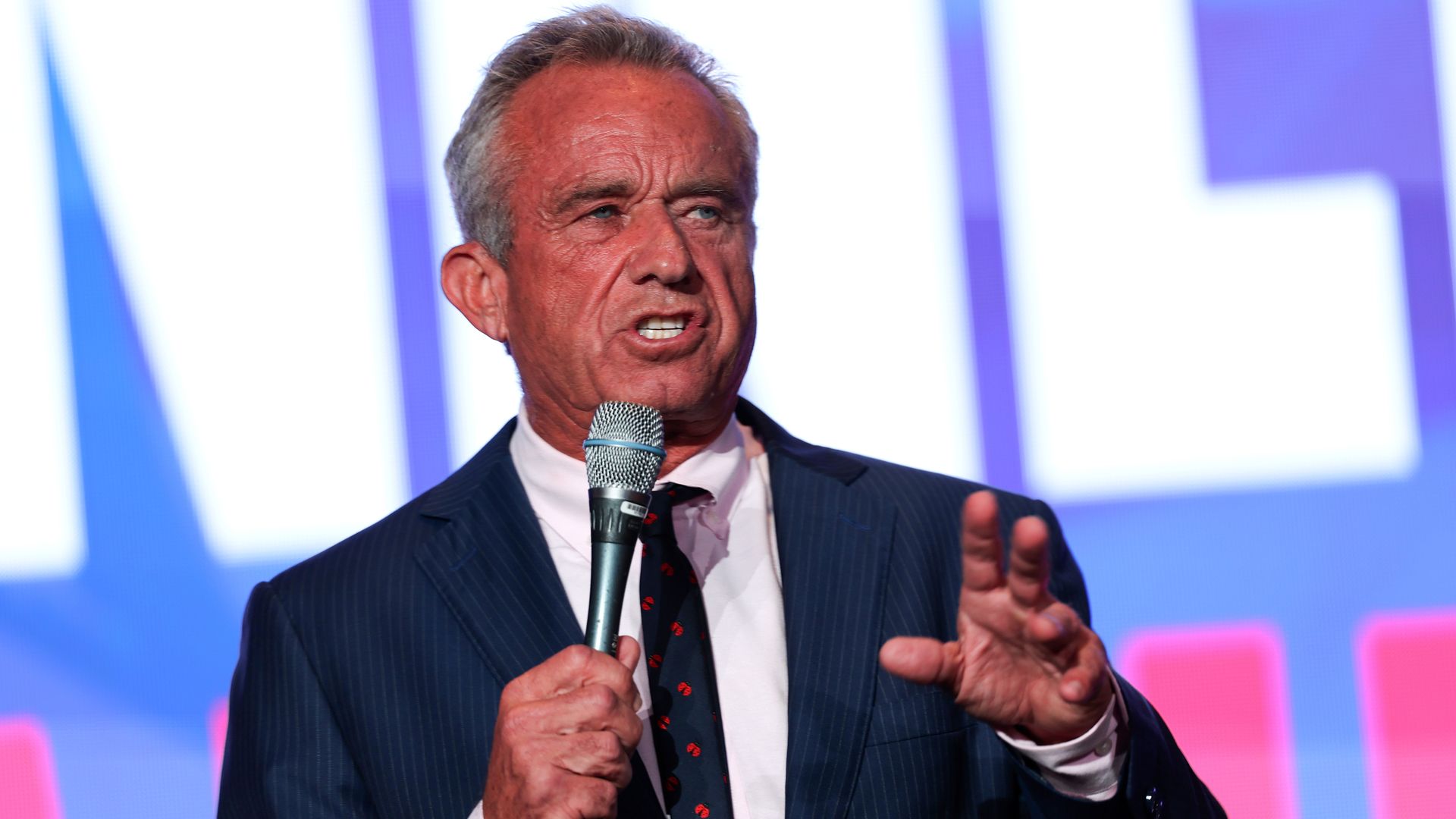 Independent presidential candidate Robert F. Kennedy Jr. speaking in Washington, D.C., on May 24.