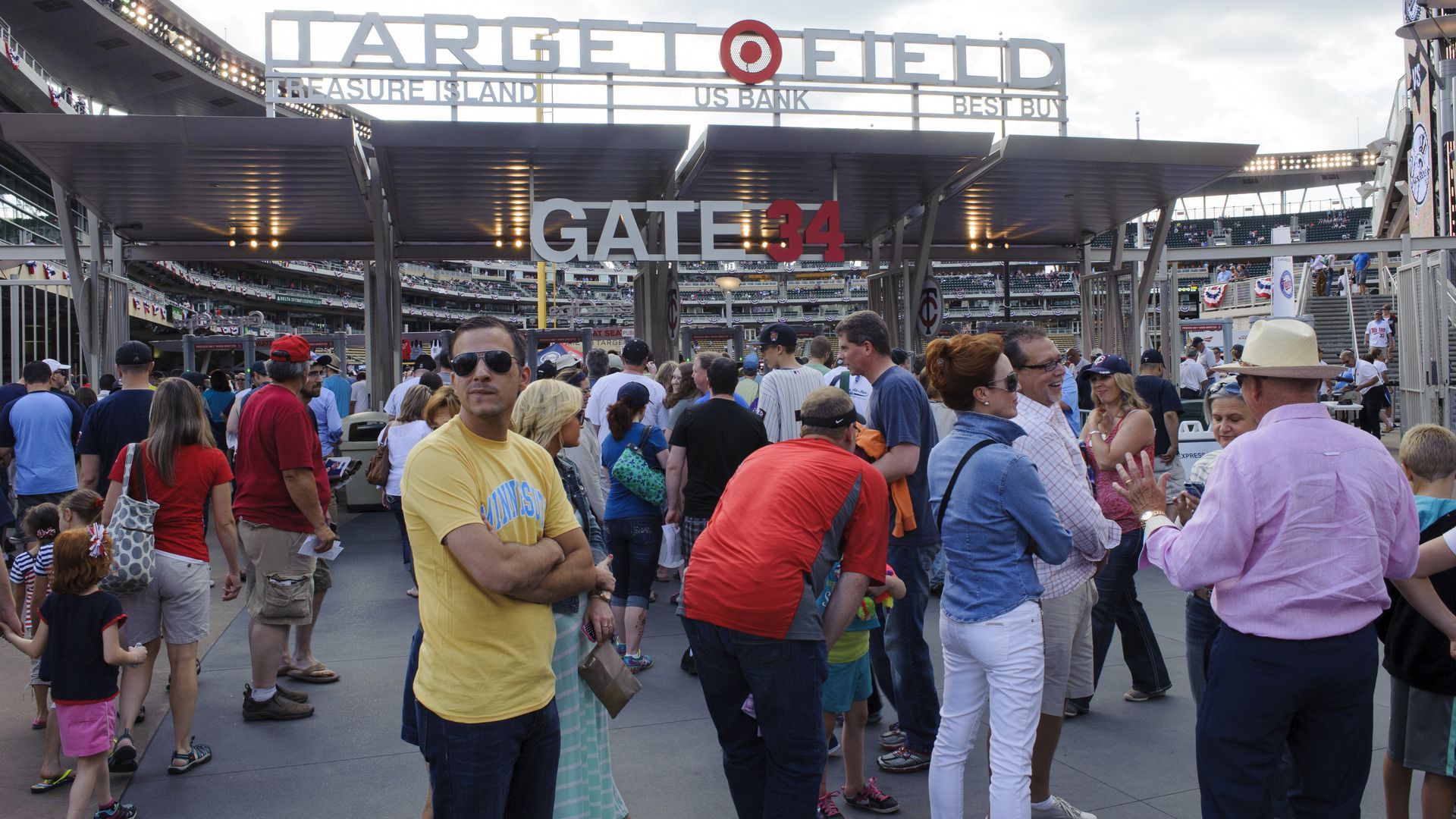 Outside of Target Field