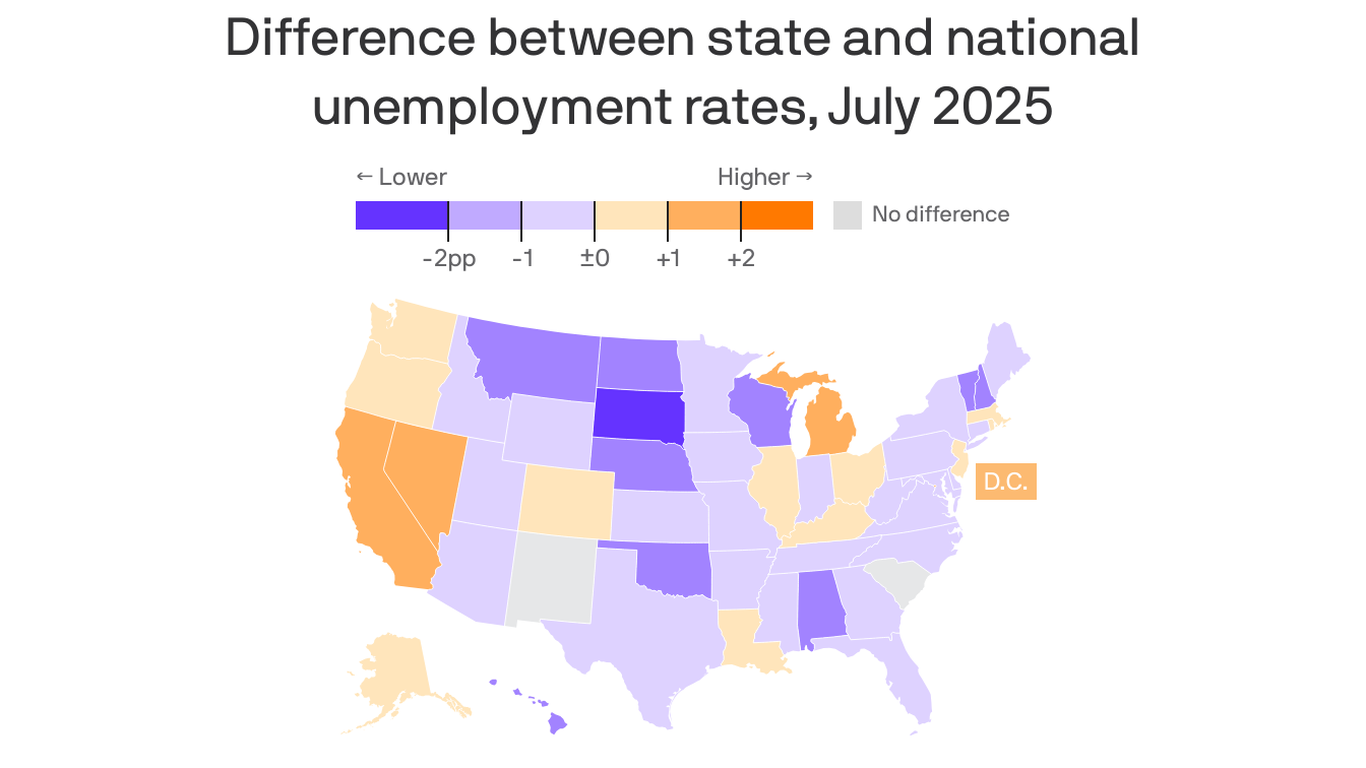 America's hottest - and coolest - job markets