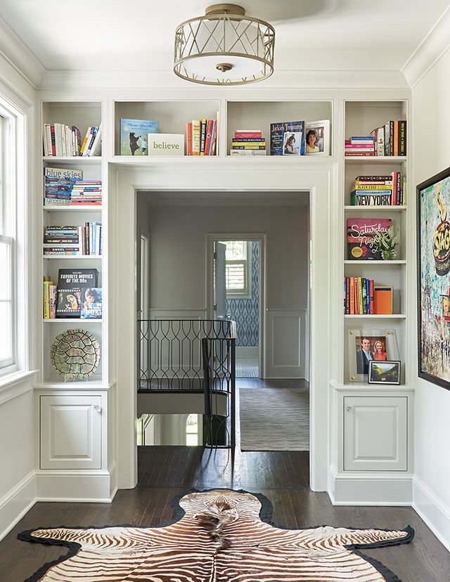 Queens Road West renovation by Bryan Gerrard orginal built-in bookshelf