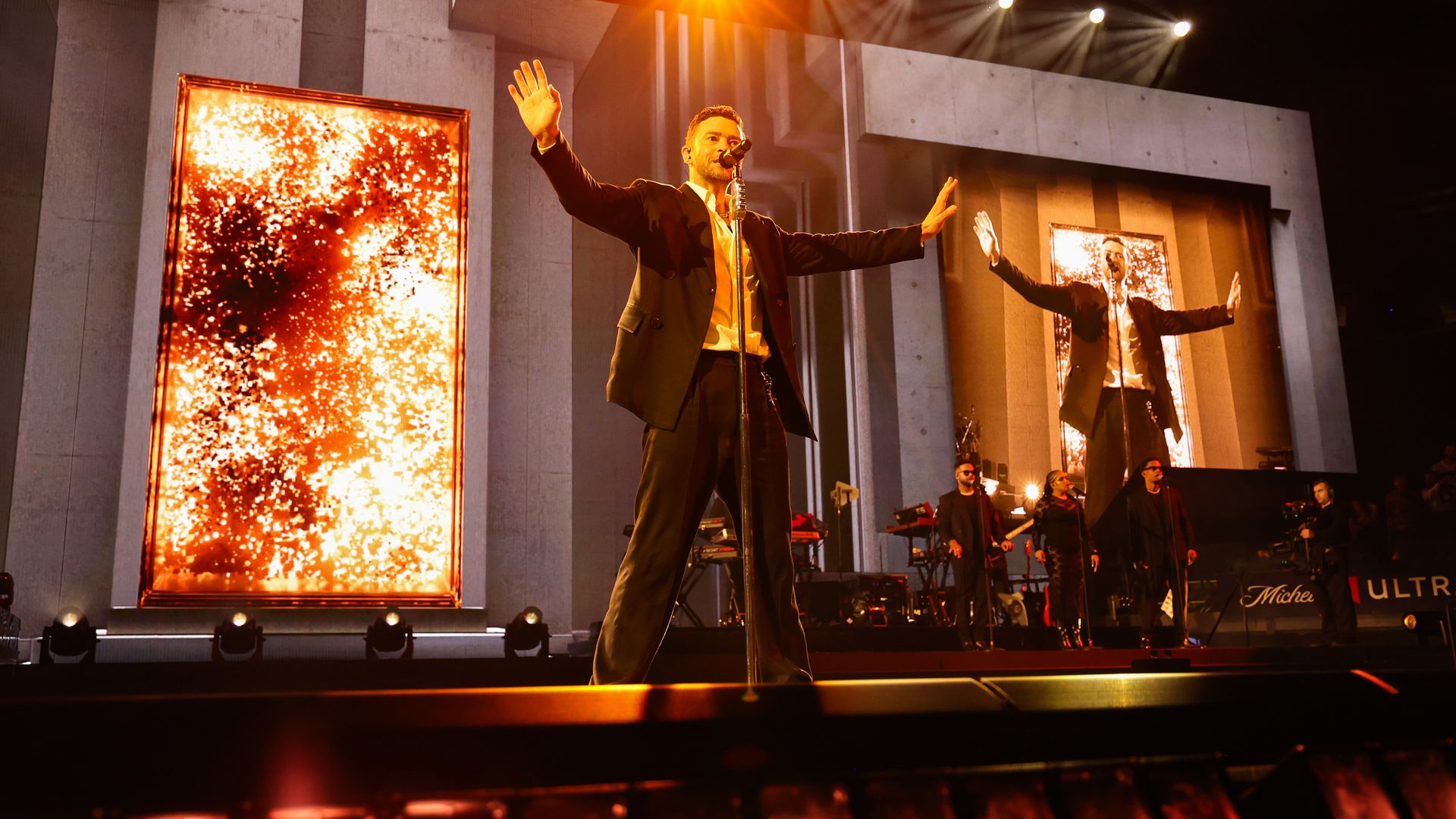 : (Exclusive Coverage) Justin Timberlake performs onstage during The Forget Tomorrow World Tour at Madison Square Garden on June 25, 2024 in New York City. (Photo by Kevin Mazur/Getty Images for Live Nation)
