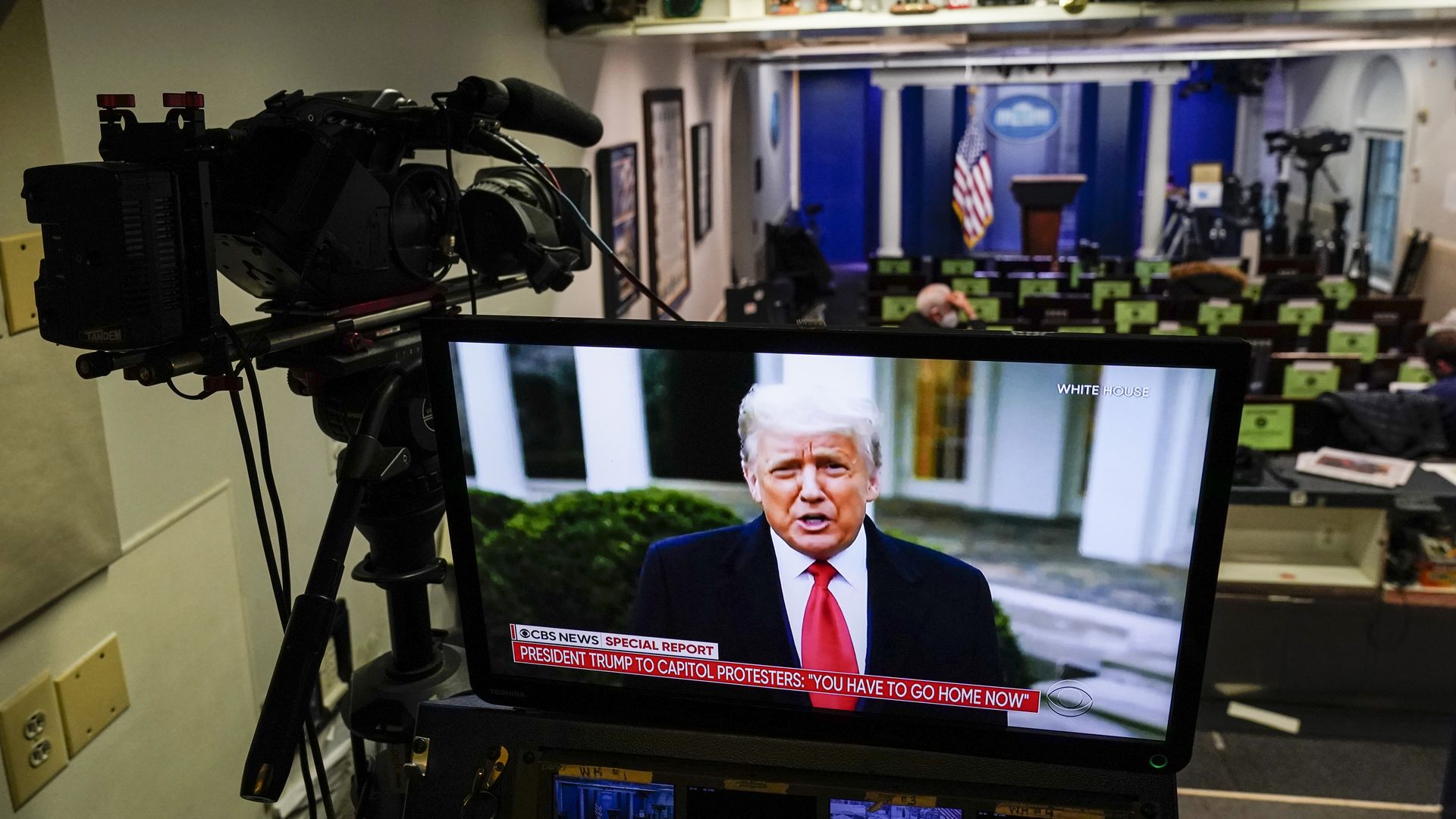 Trump speech in White House briefing room