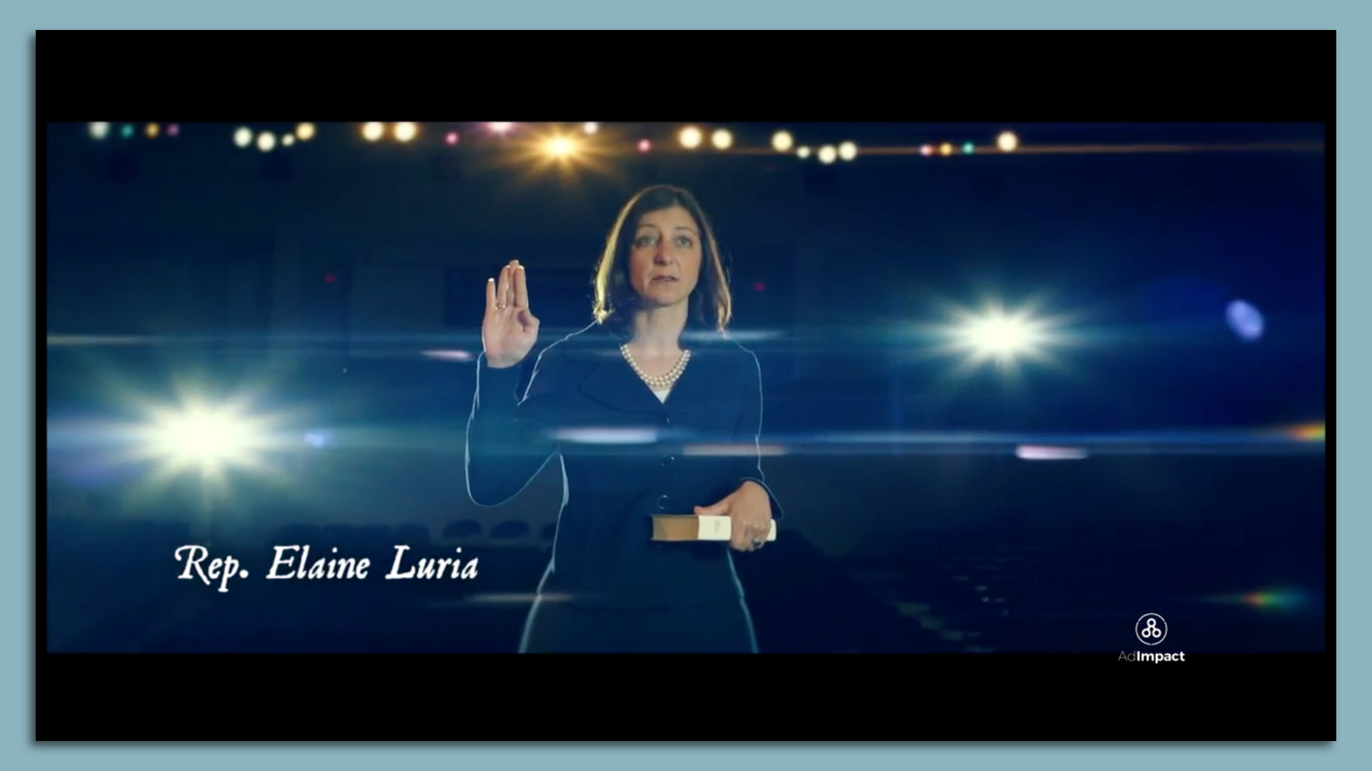 Screenshot of Elaine Luria ad