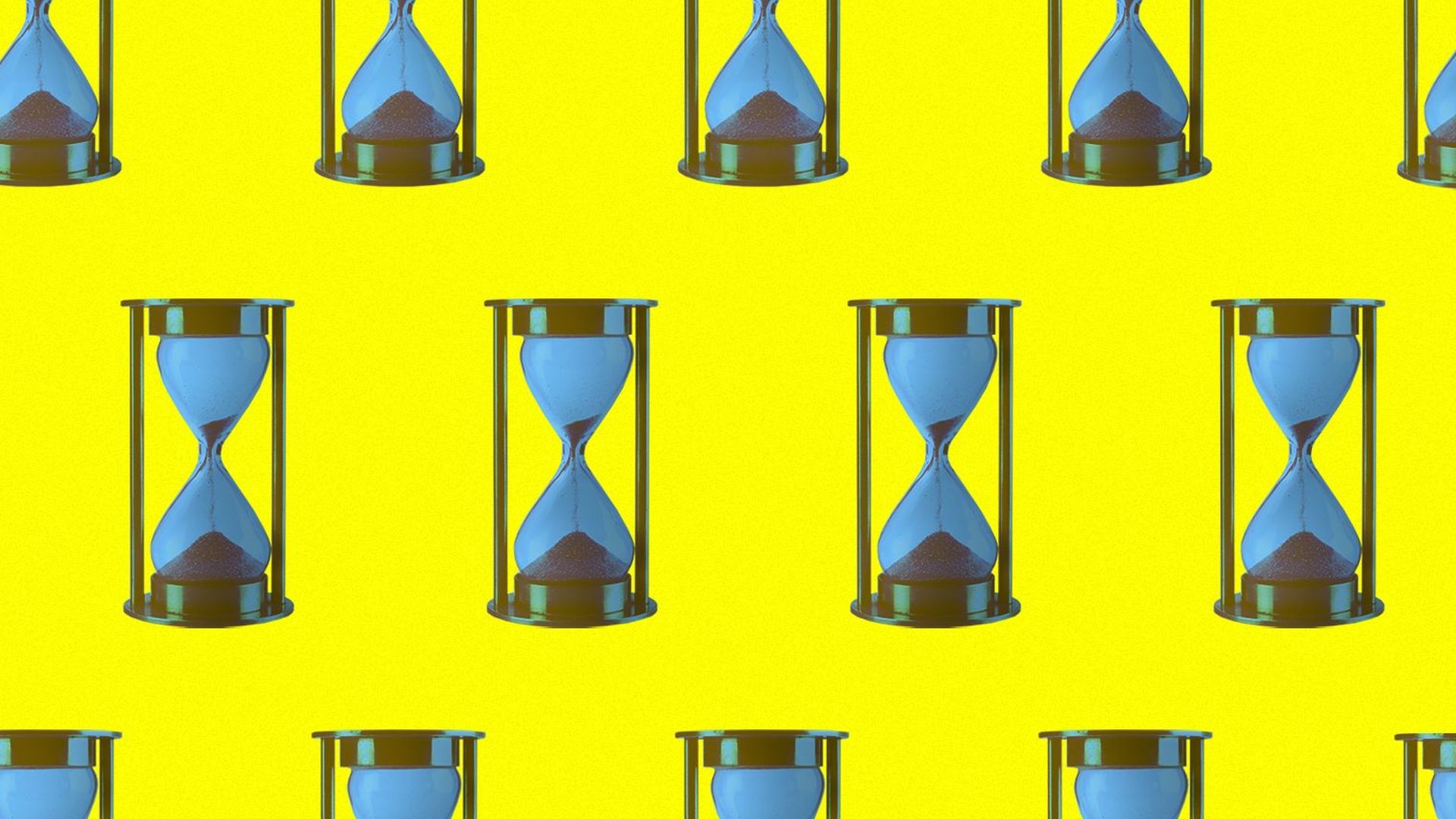 Illustration of a pattern of hourglasses 