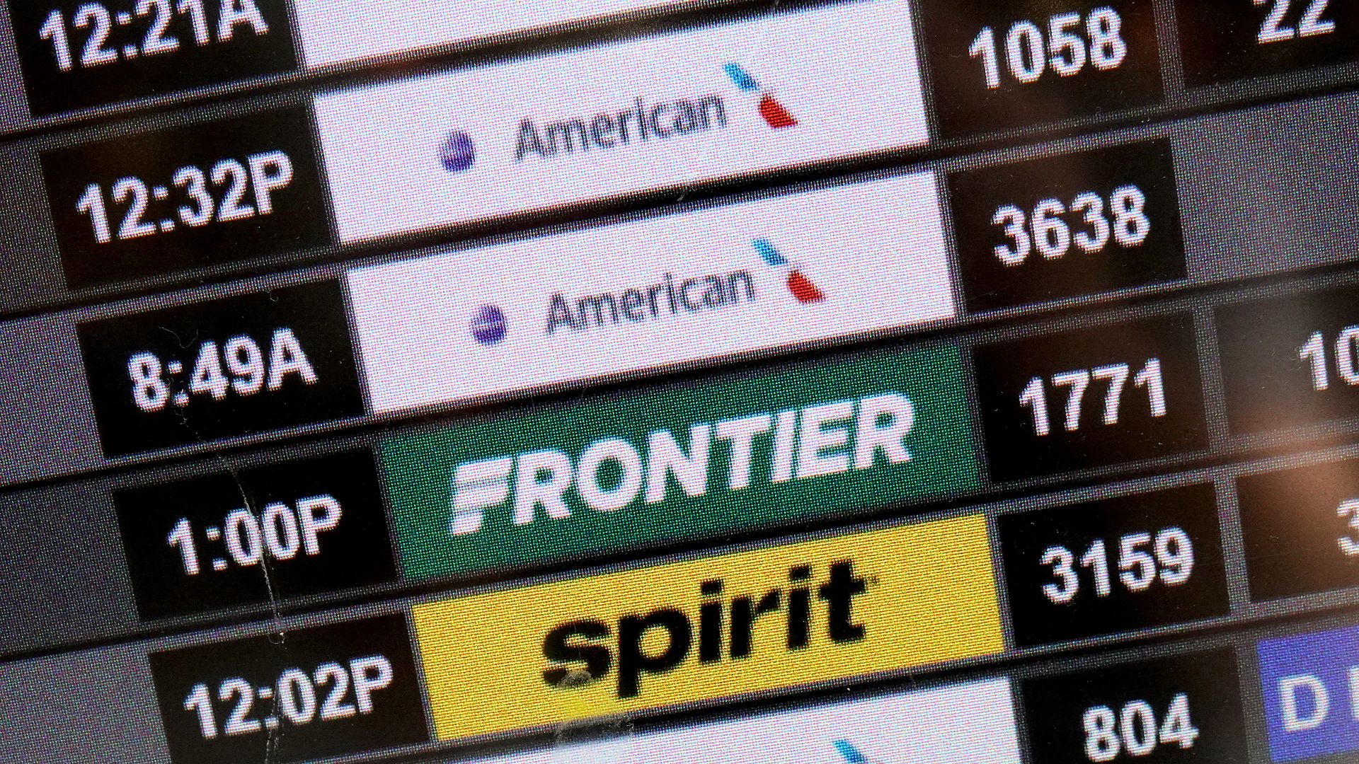 Flight information sign 