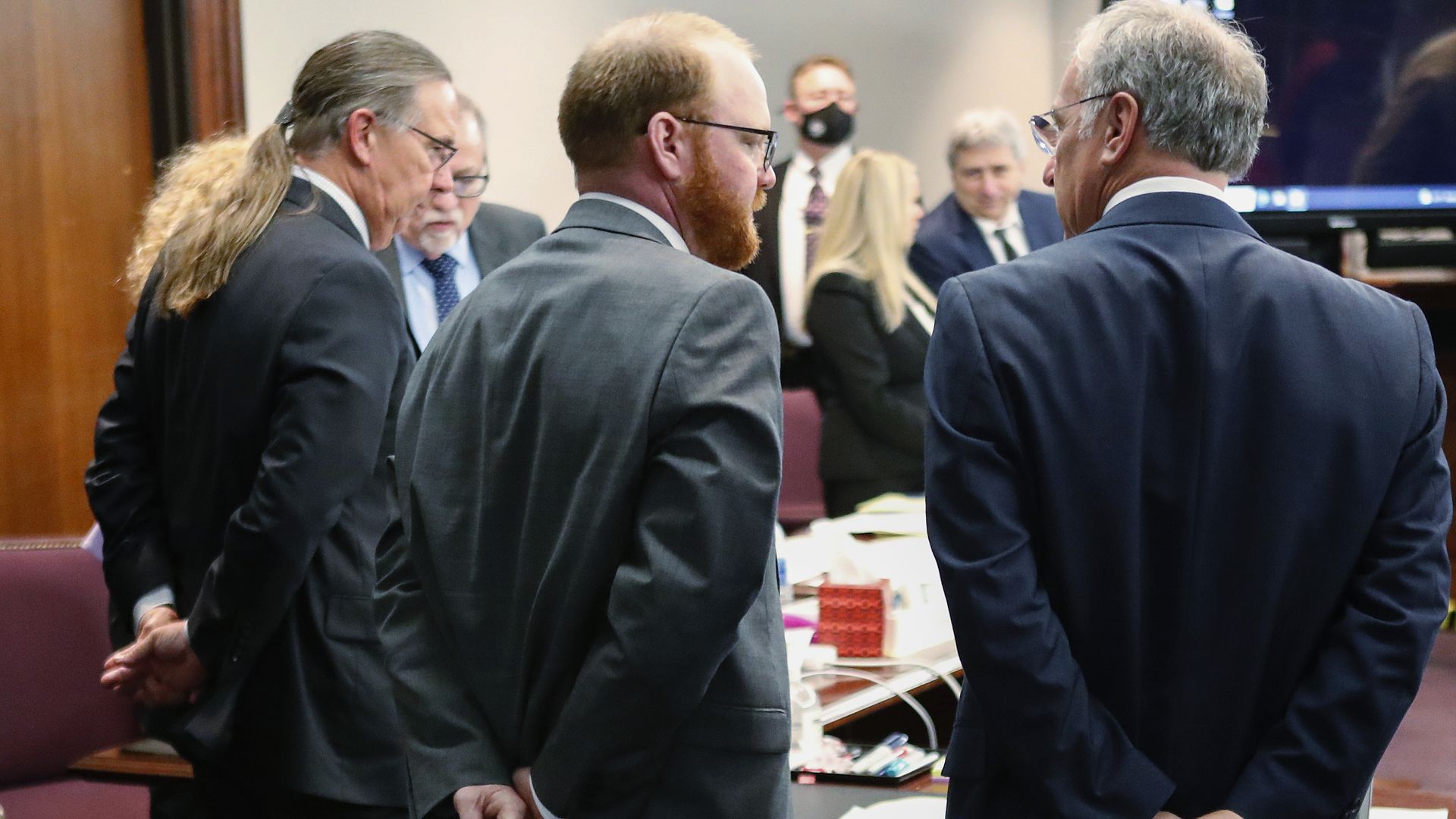 Travis McMichael at court