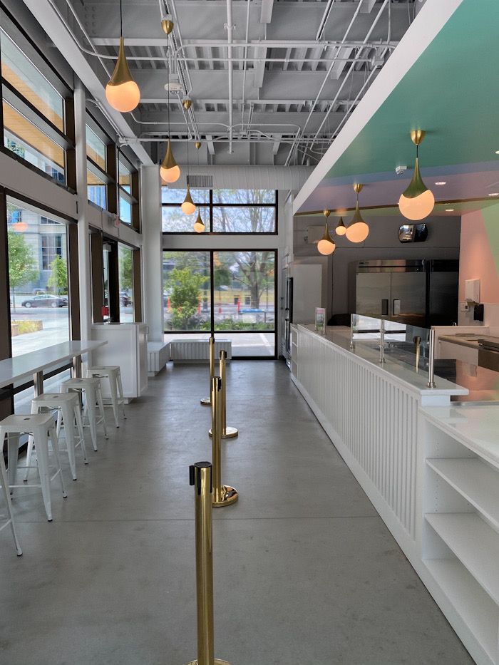 Golden Cow Creamery Uptown interior shot