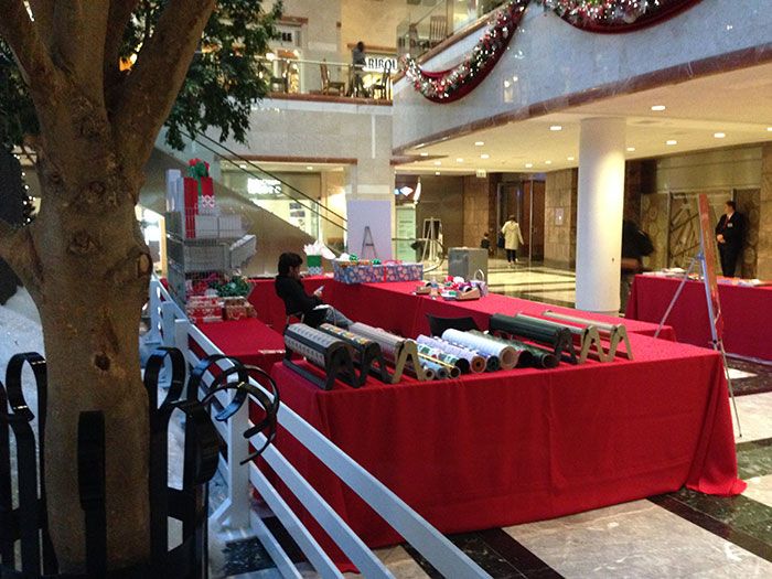 Founders Hall gift wrapping