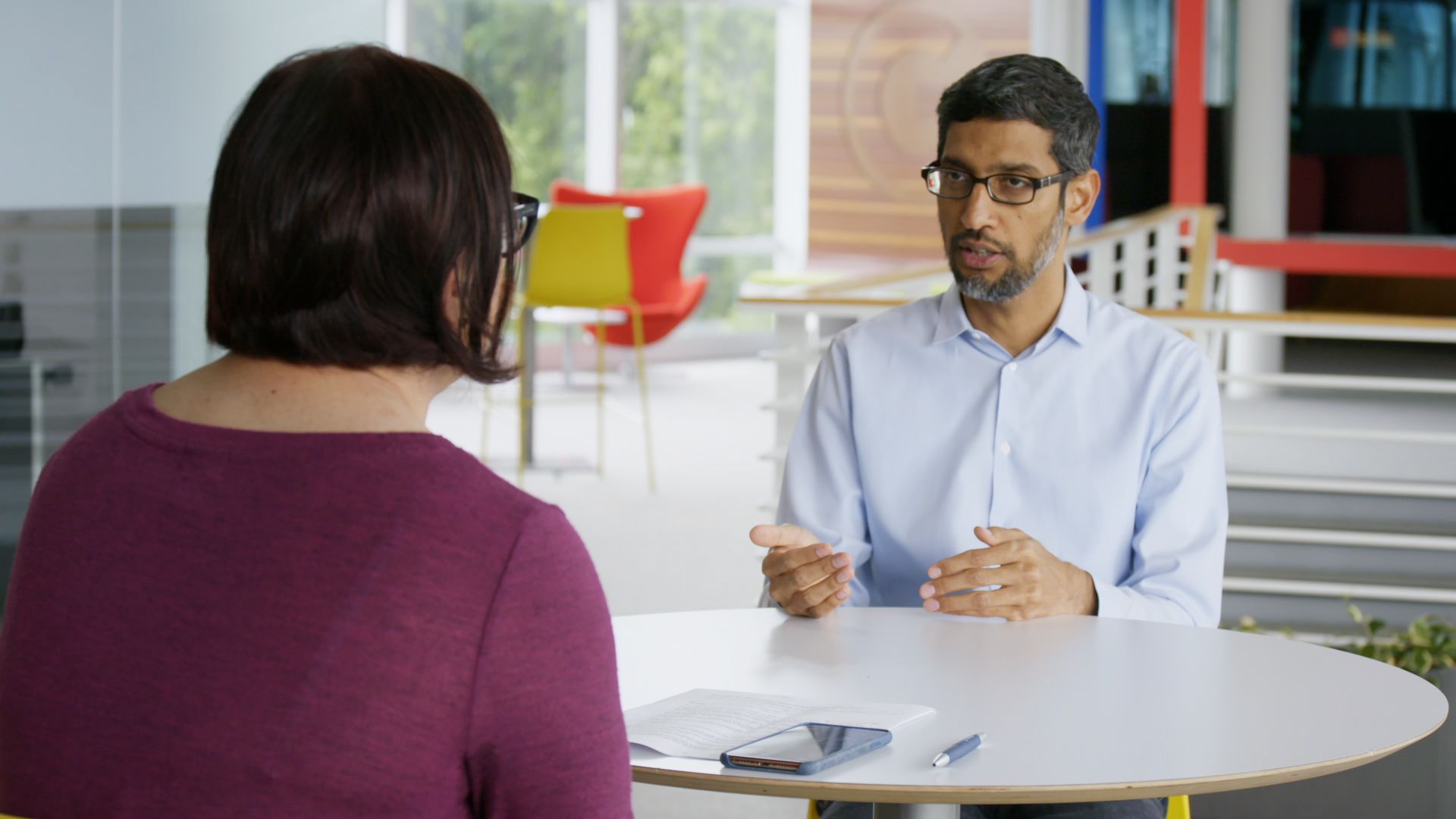 Google CEO Sundar Pichai, speaking to Axios on HBO's Ina Fried