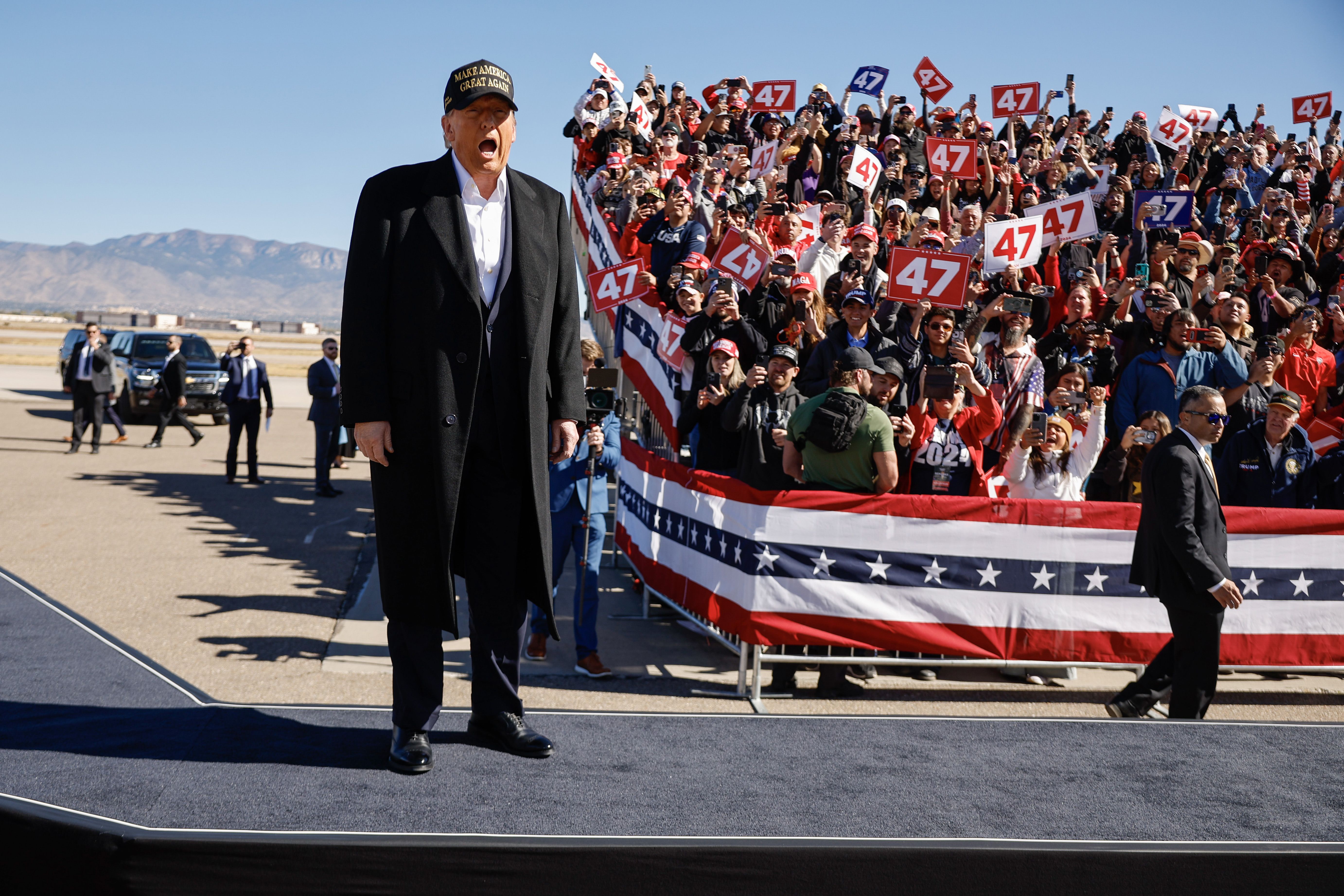 Trump tries to reset with Hispanic voters in New Mexico after Puerto
