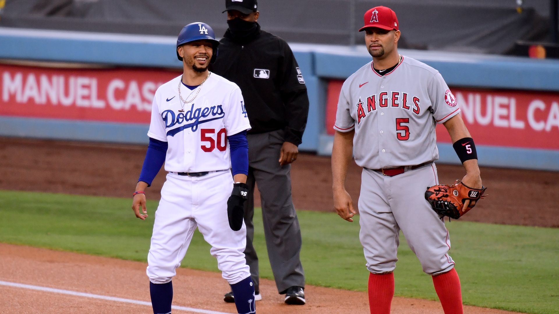 Albert Pujols and Mookie Betts