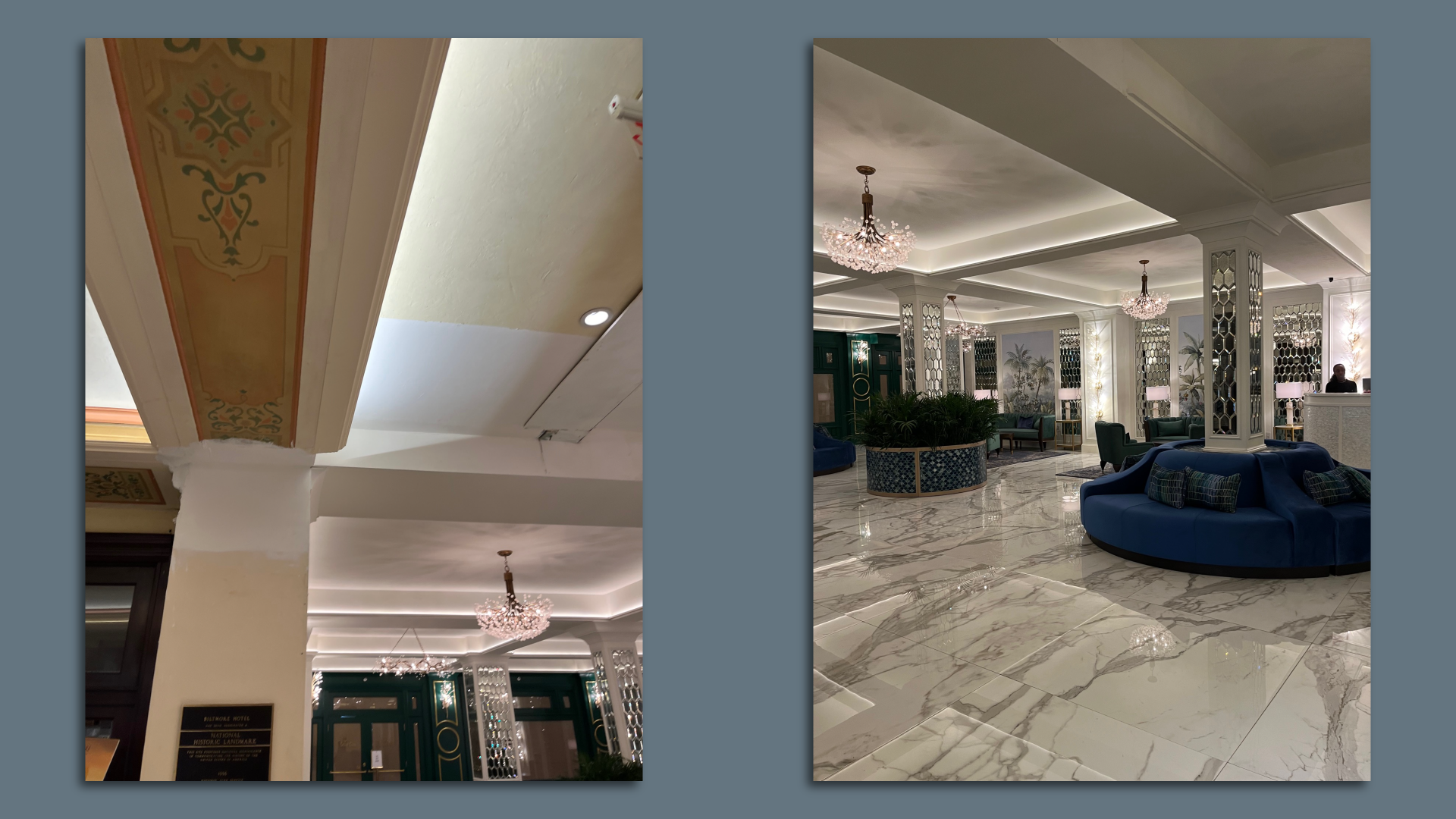 The renovations at the Biltmore Hotel