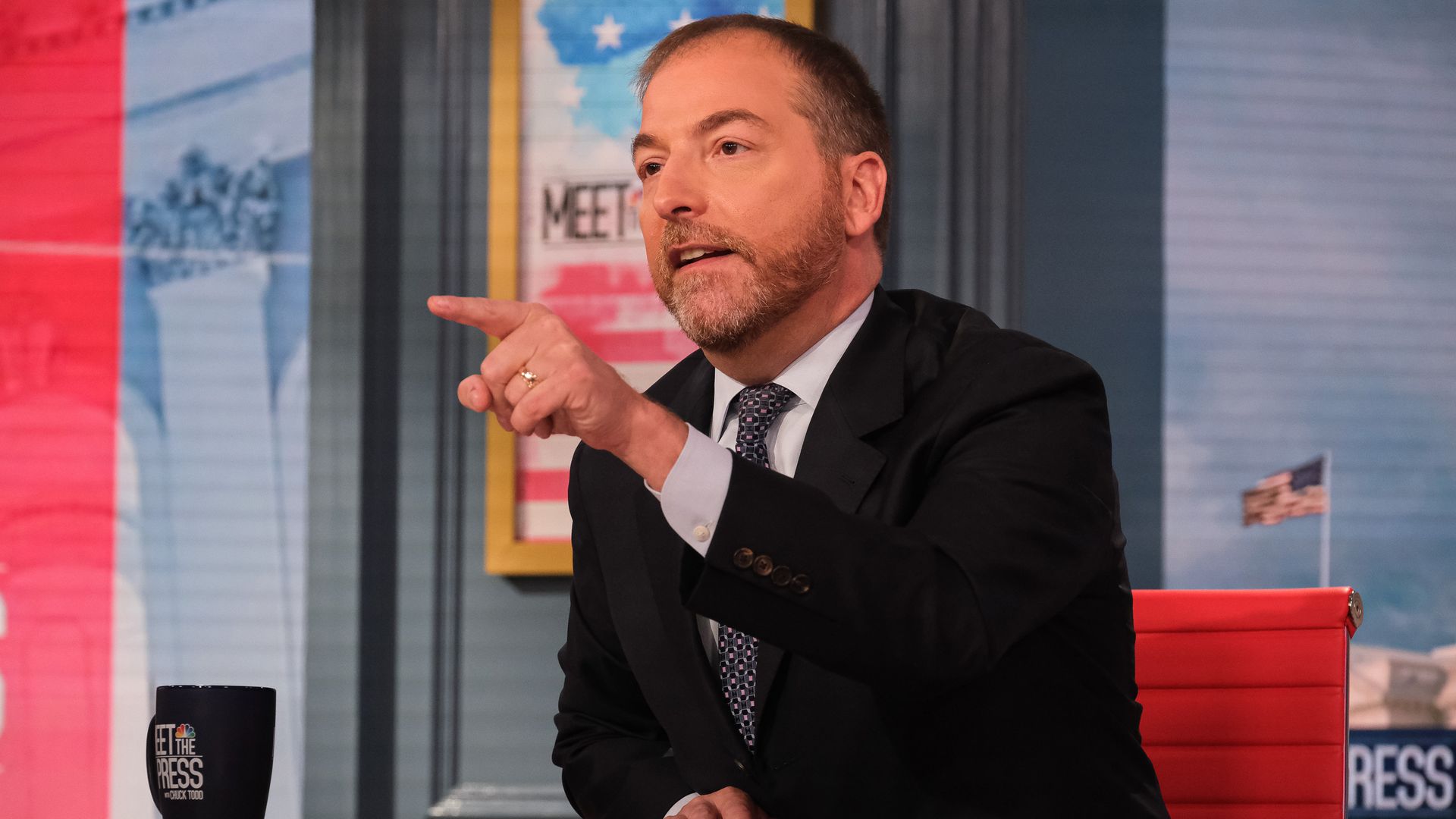 Moderator Chuck Todd appears on "Meet the Press"