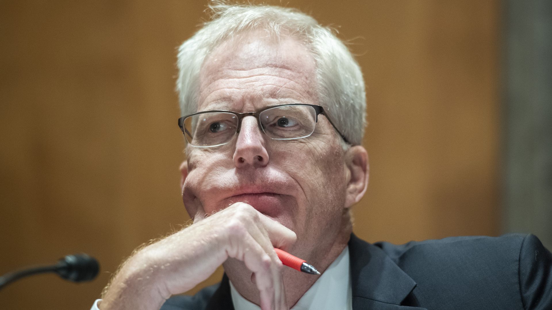 Christopher Miller, director of the National Counterterrorism Center, testifies during a Senate hearing on September 24, 2020 in Washington, DC.