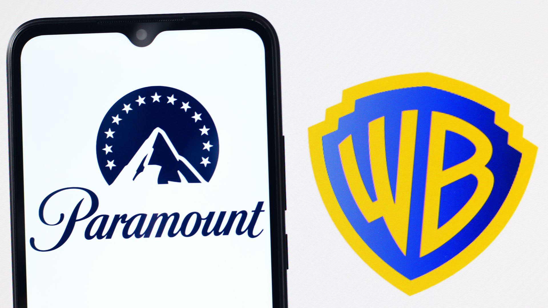 The logos for Paramount and Warner Bros