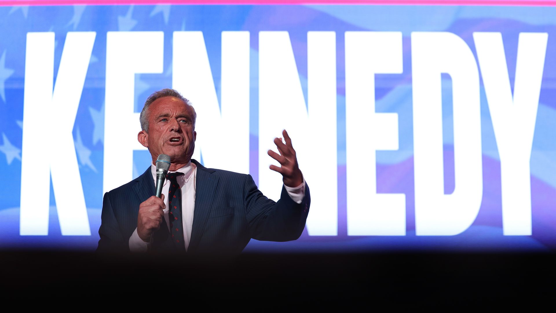 : Presidential Candidate Robert F. Kennedy, Jr. speaks at the Libertarian National Convention on May 24, 2024 in Washington, DC.