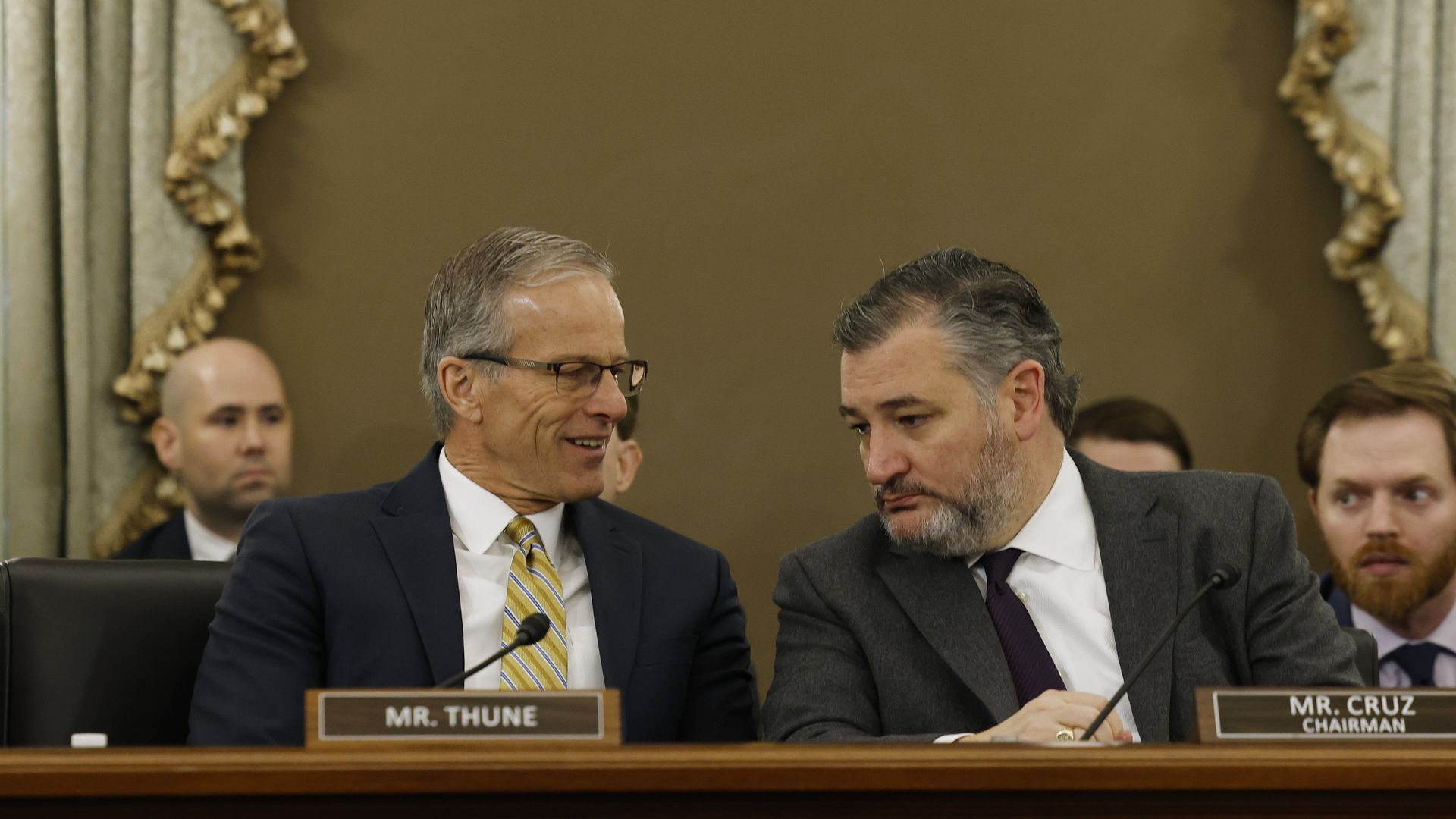 This is Ted Cruz and John Thune