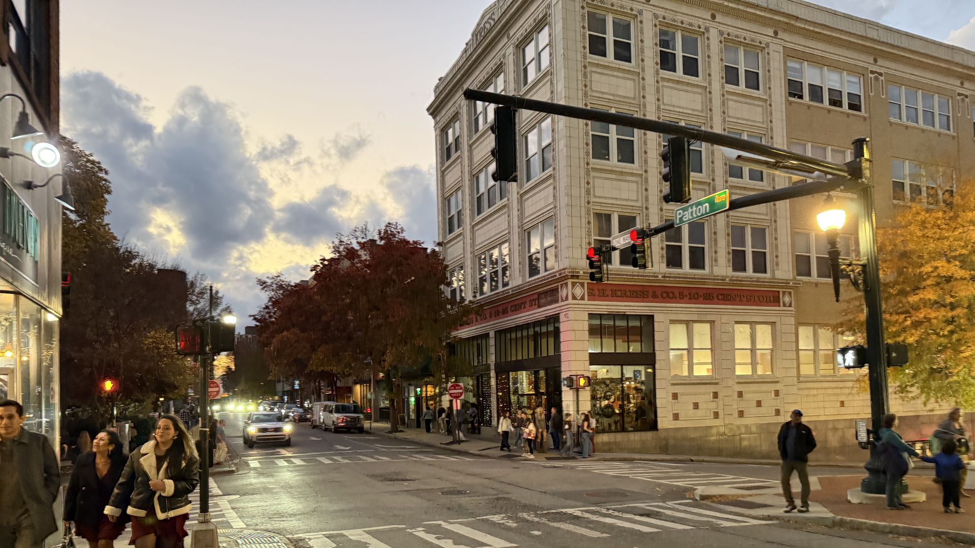 sunset Downtown Asheville