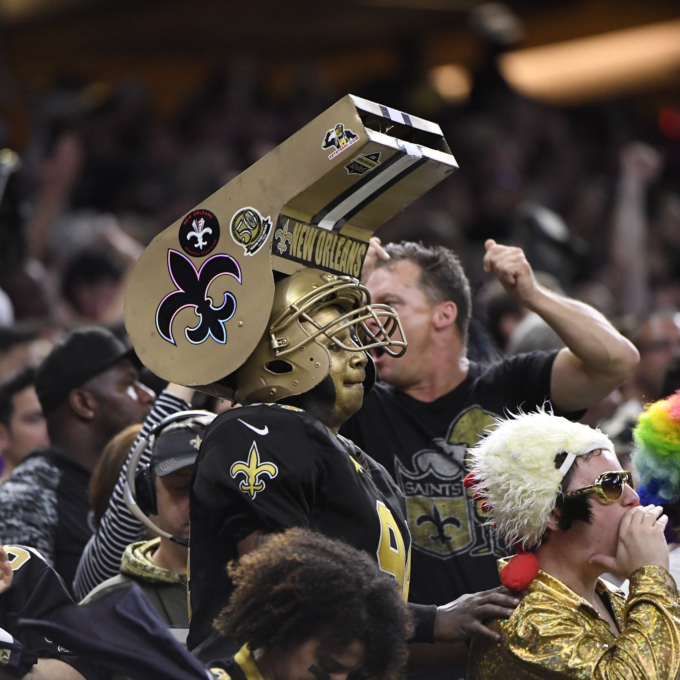 Who is Saints superfan Whistle Monsta - Axios New Orleans