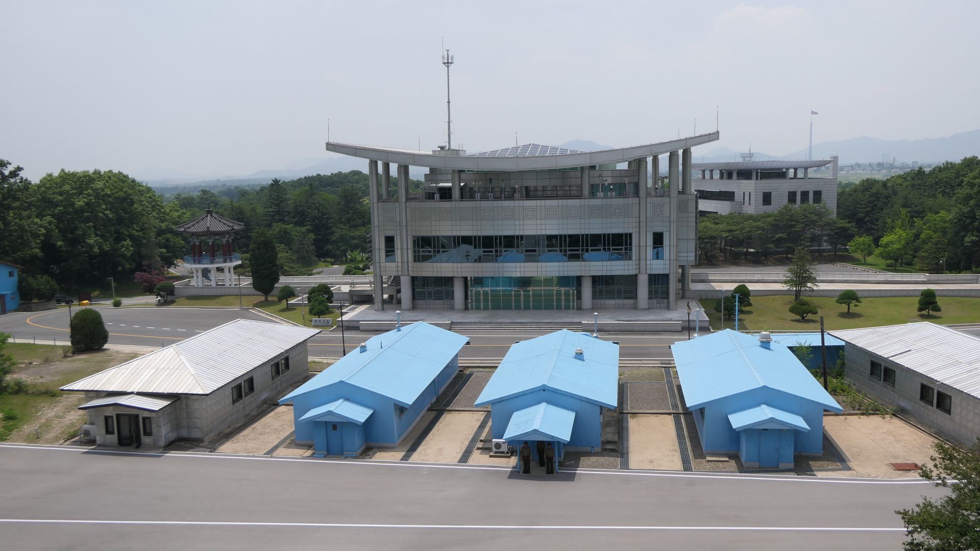 Aerial view of DMZ