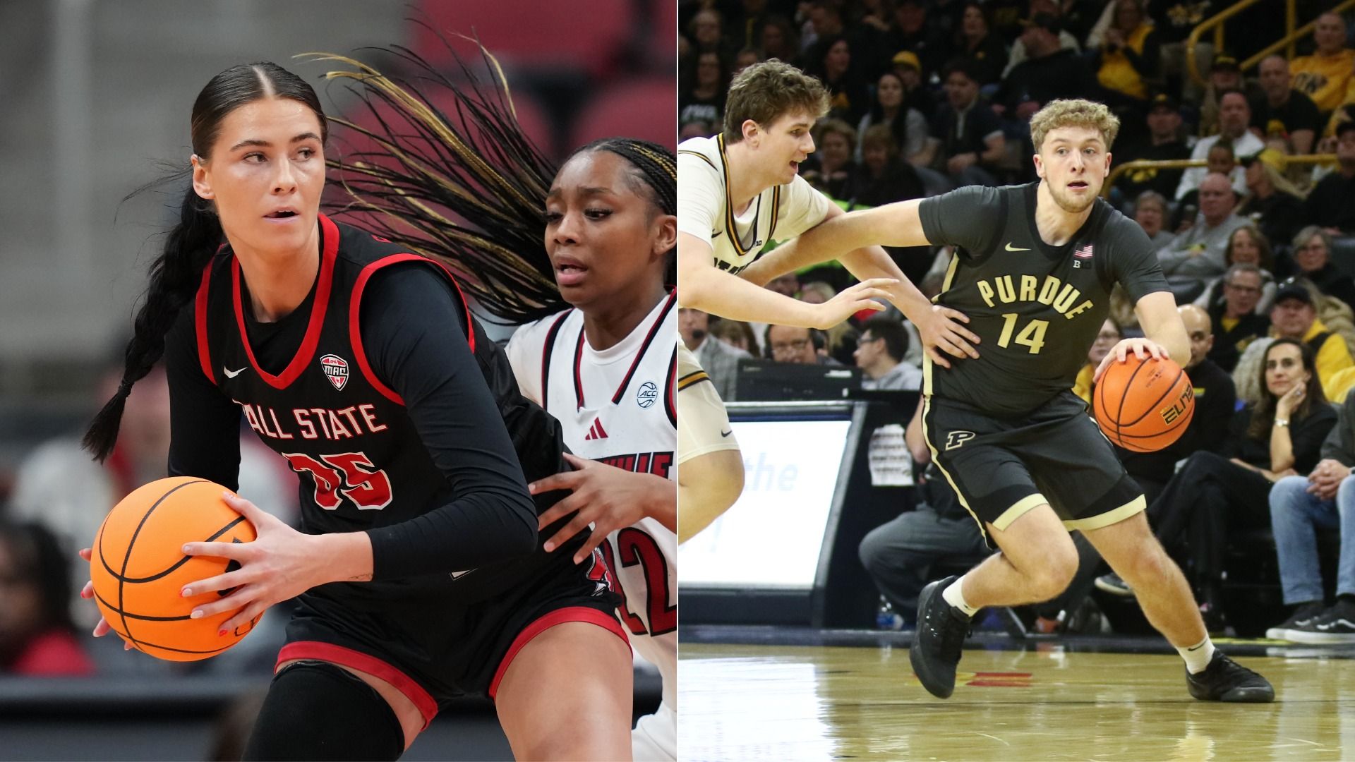 Ball State and Purdue Basketball images