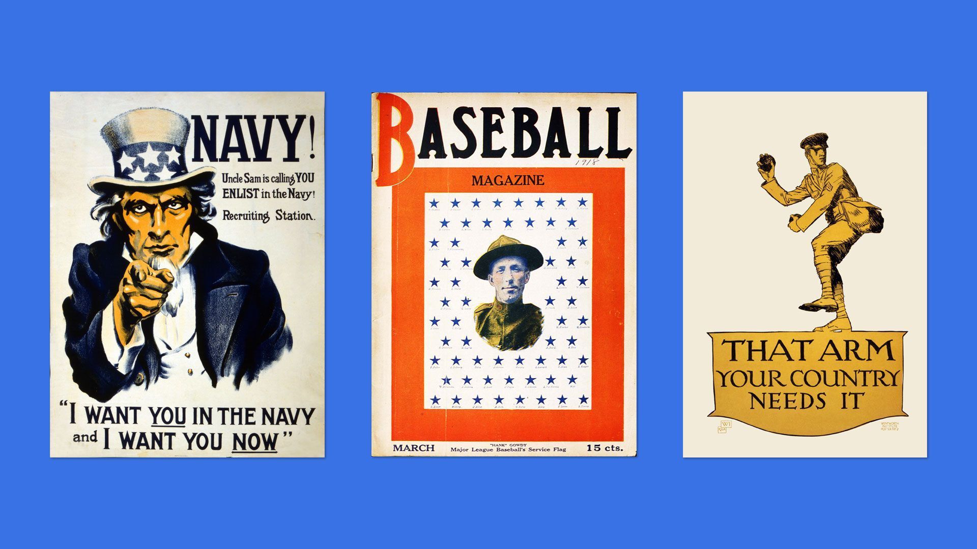 WWI baseball posters