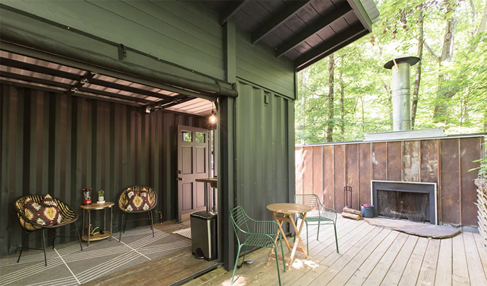 Pisgah Highlands Container Cabin outdoor