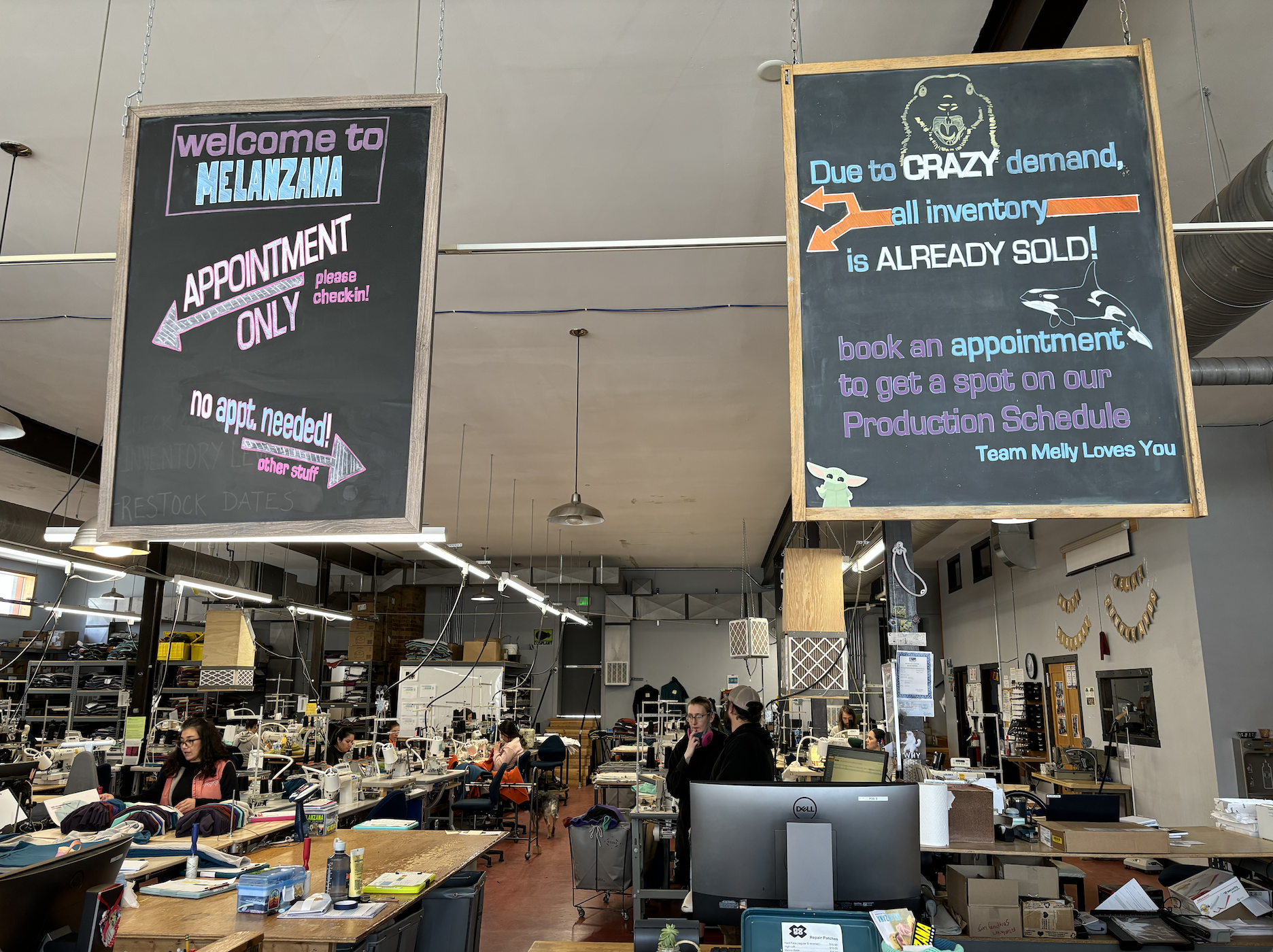 melanzana cashier counter