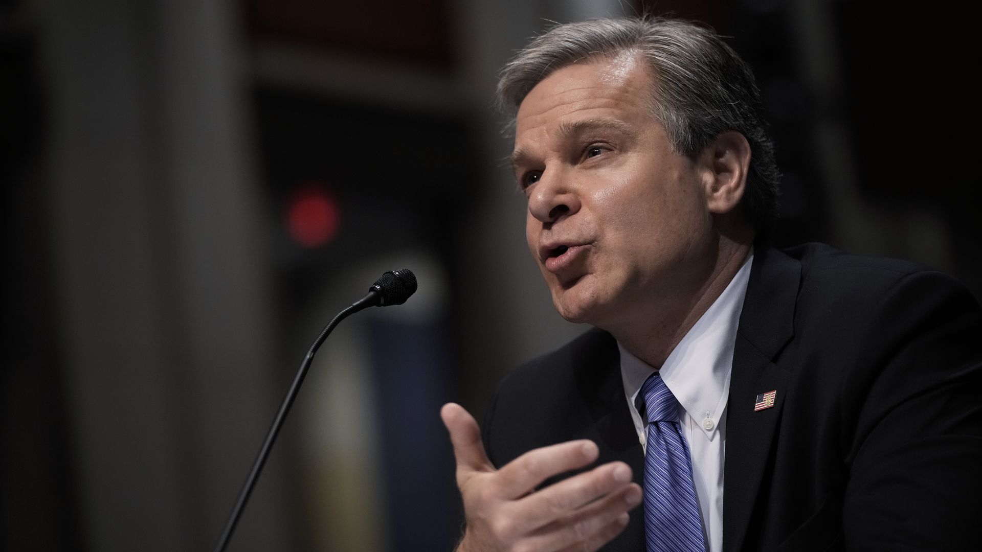 FBI director Christopher Wray testifies during a House Judiciary Committee oversight hearing on June 10. Photo: Drew Angerer/Getty Images